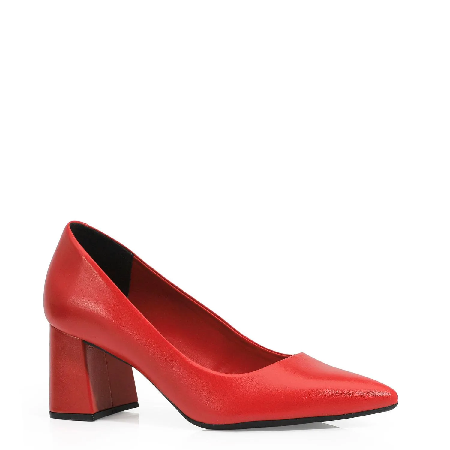 Scarpin Classic Couro Vermelha