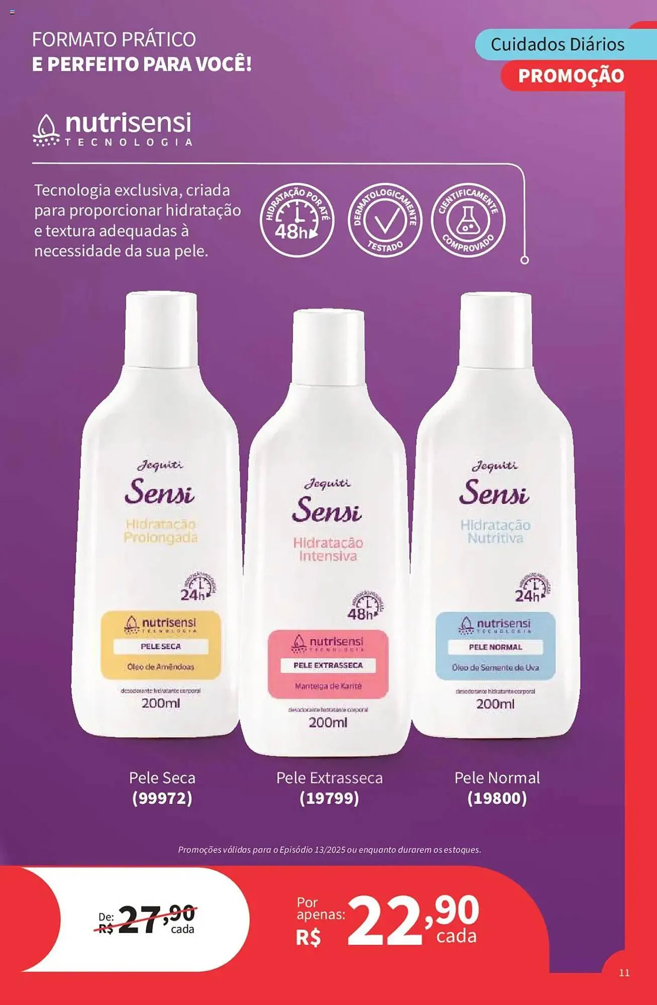 Encarte de Catálogo Jequiti 19 de setembro até 10 de outubro 2025 - Pagina 11