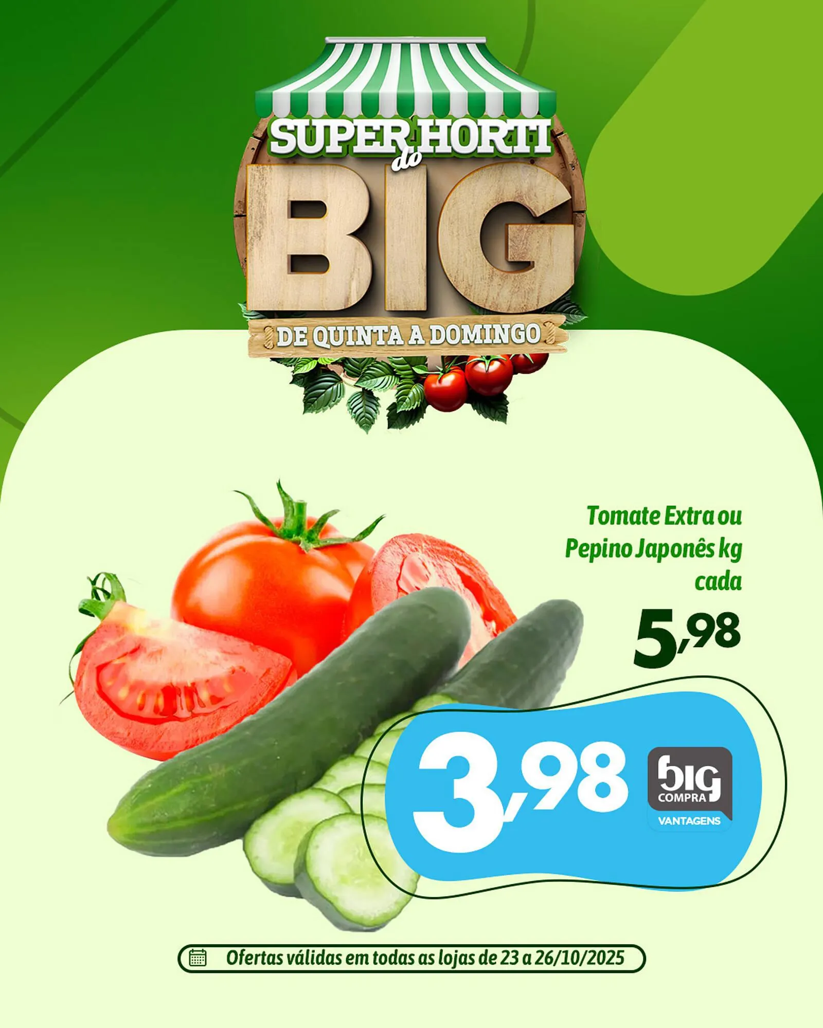 Encarte de Catálogo Supermercados Big Compra 23 de outubro até 26 de outubro 2025 - Pagina 3