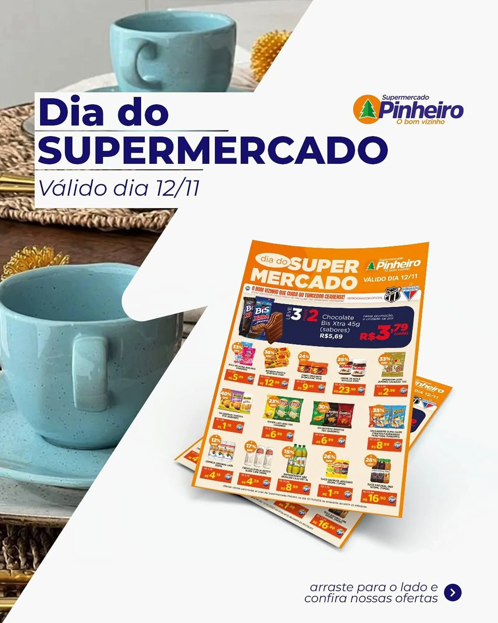 Encarte de Encarte Pinheiro Supermercado 12 de novembro até 12 de novembro 2025 - Pagina 1