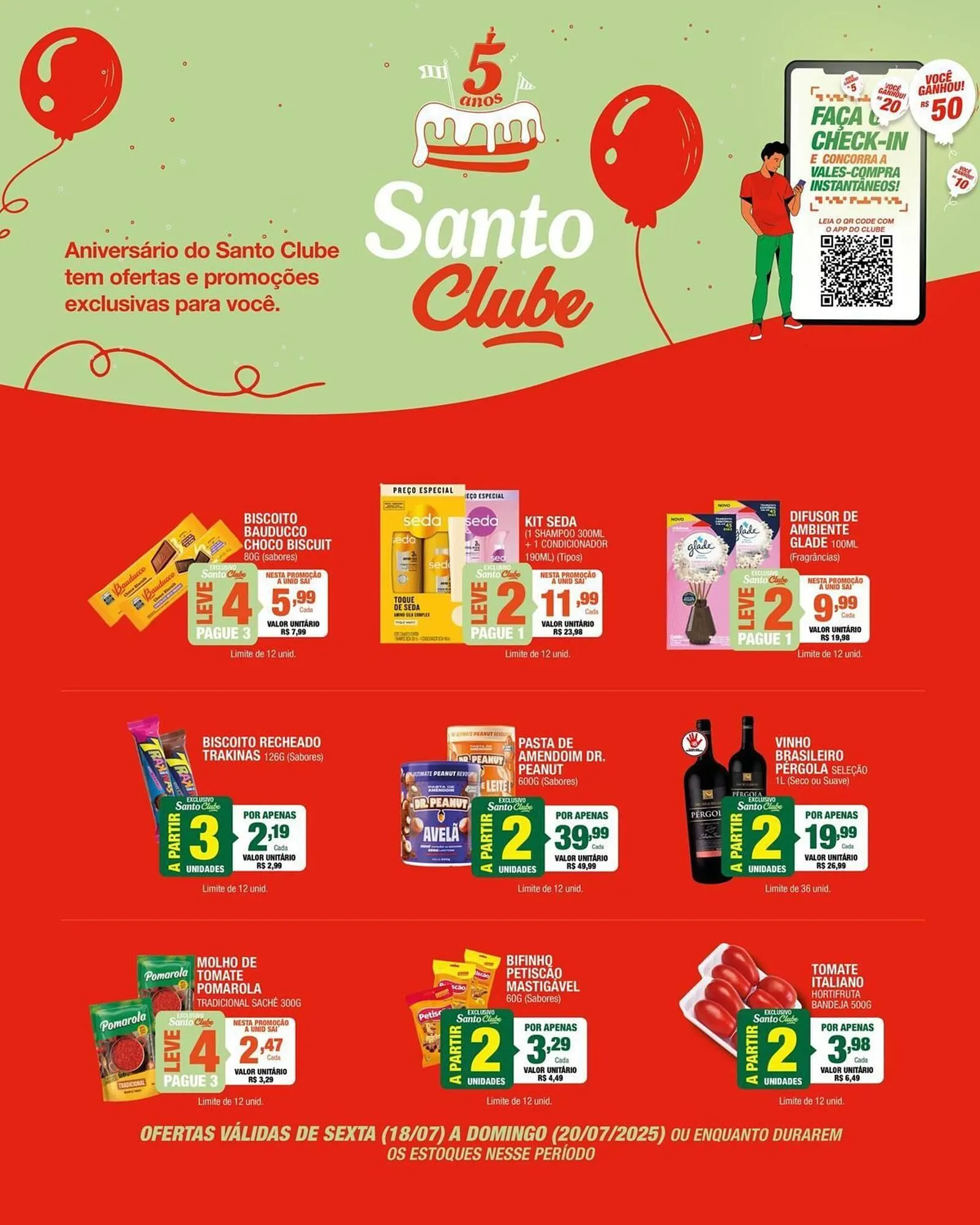 Encarte de Catálogo Santo Supermercados 16 de julho até 22 de julho 2025 - Pagina 2