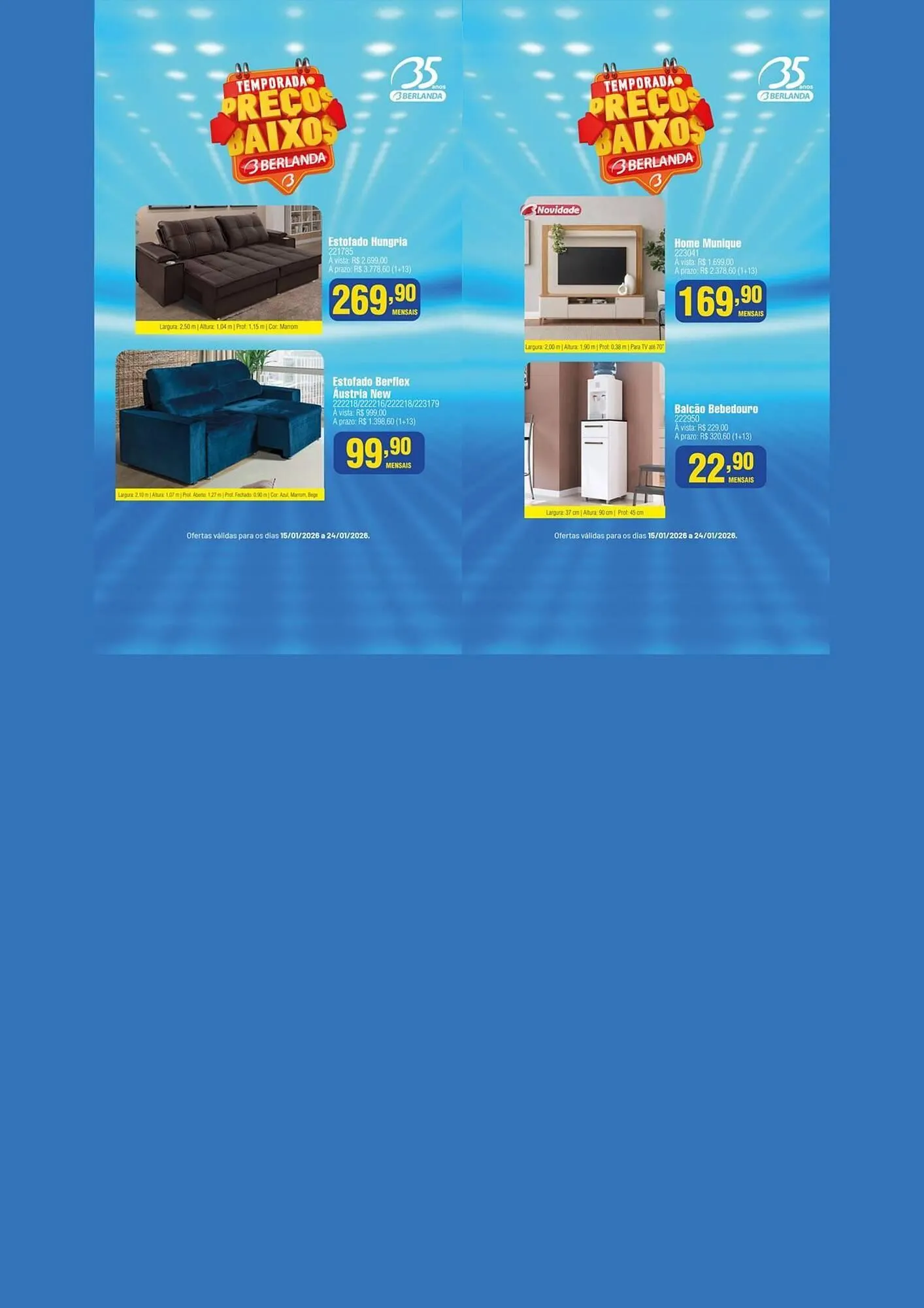 Encarte de Catálogo Berlanda 15 de janeiro até 24 de janeiro 2026 - Pagina 14