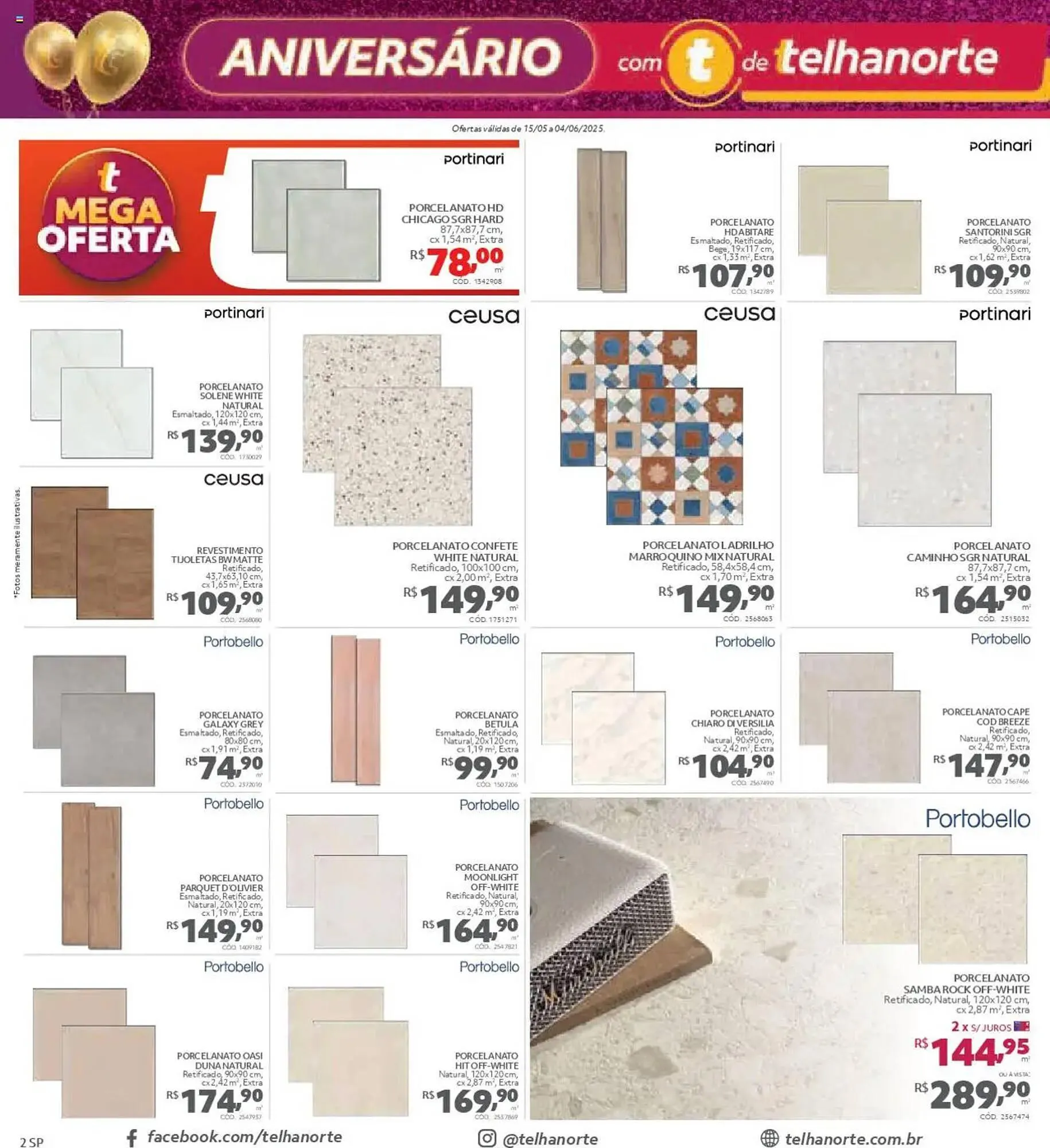 Encarte de Catálogo Telhanorte 15 de maio até 5 de junho 2025 - Pagina 2