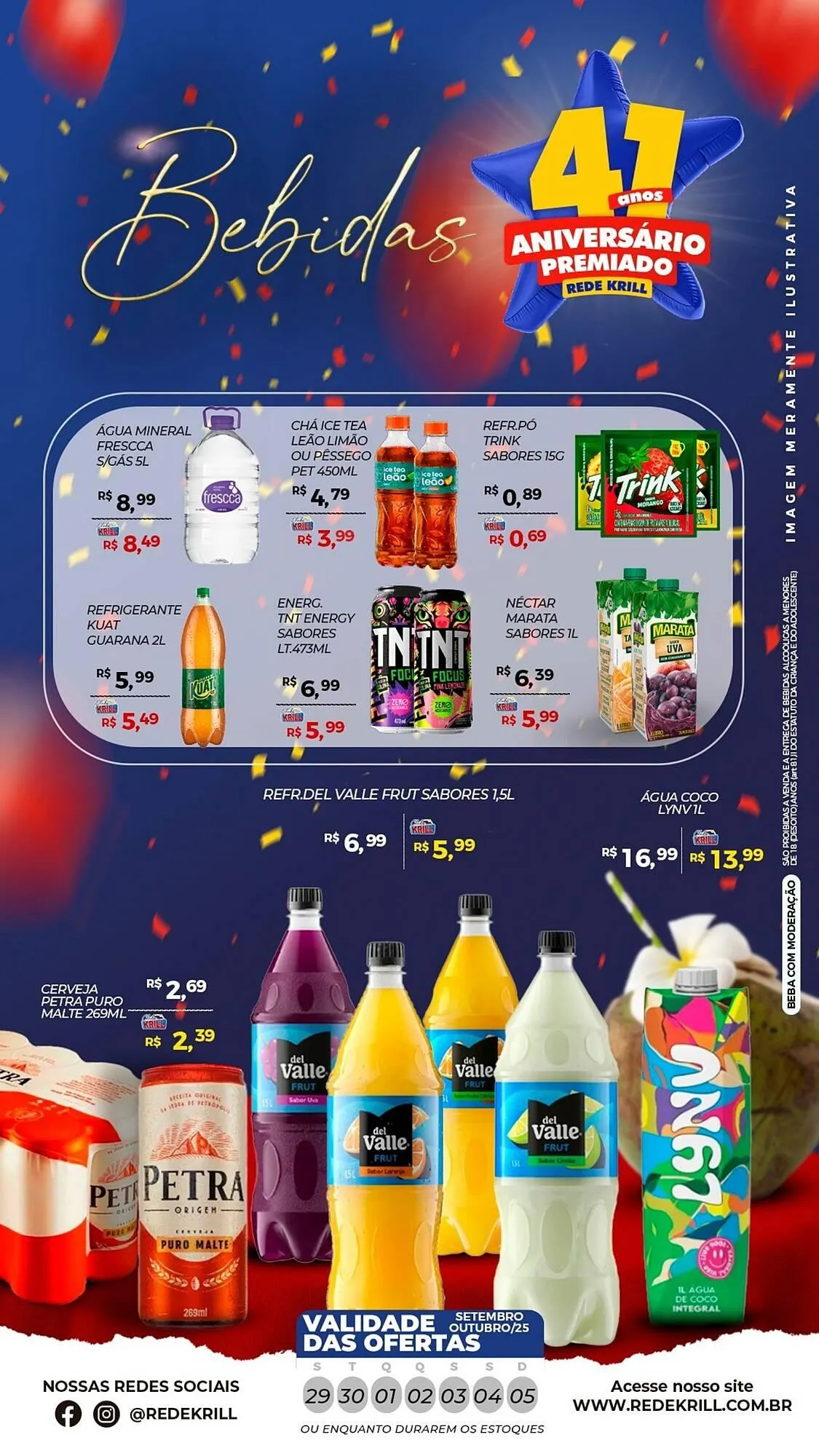 Encarte de Folheto Rede Krill 29 de setembro até 5 de outubro 2025 - Pagina 1