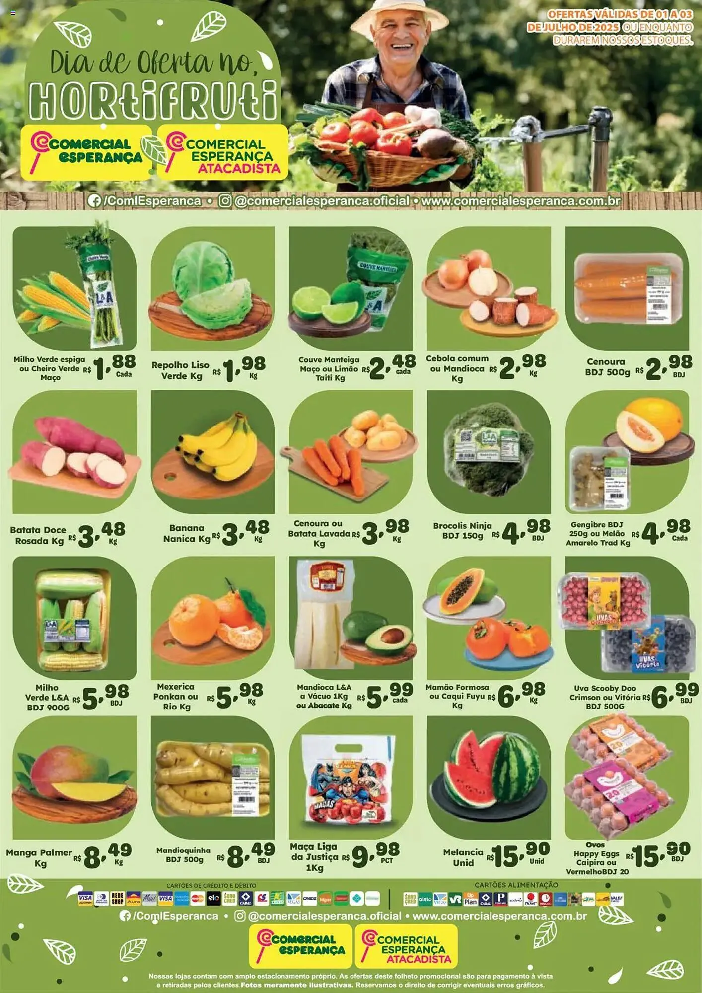 Encarte de Catálogo Comercial Esperança 1 de julho até 4 de julho 2025 - Pagina 1