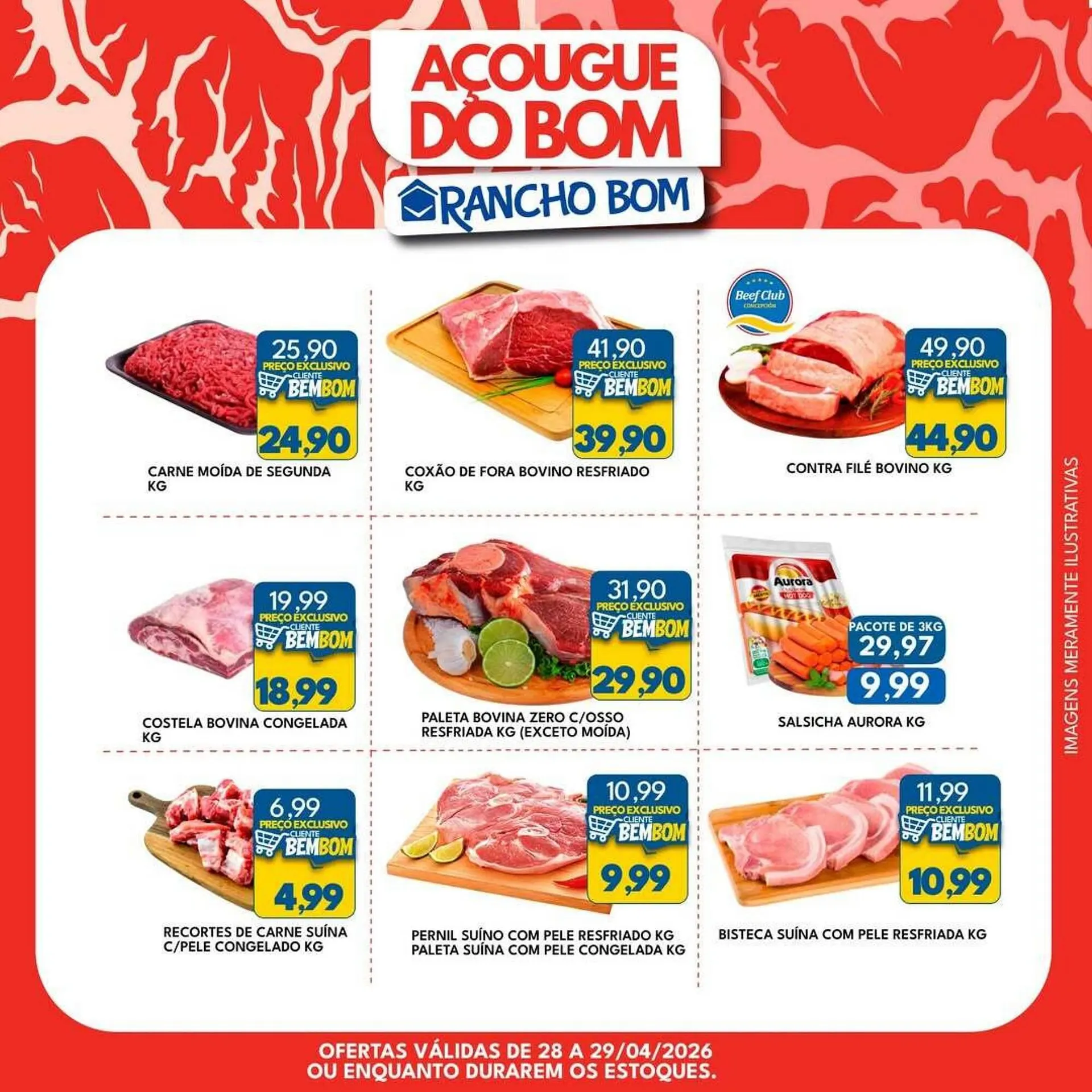 Encarte de Catálogo Rancho Bom Supermercados 28 de abril até 29 de abril 2026 - Pagina 1