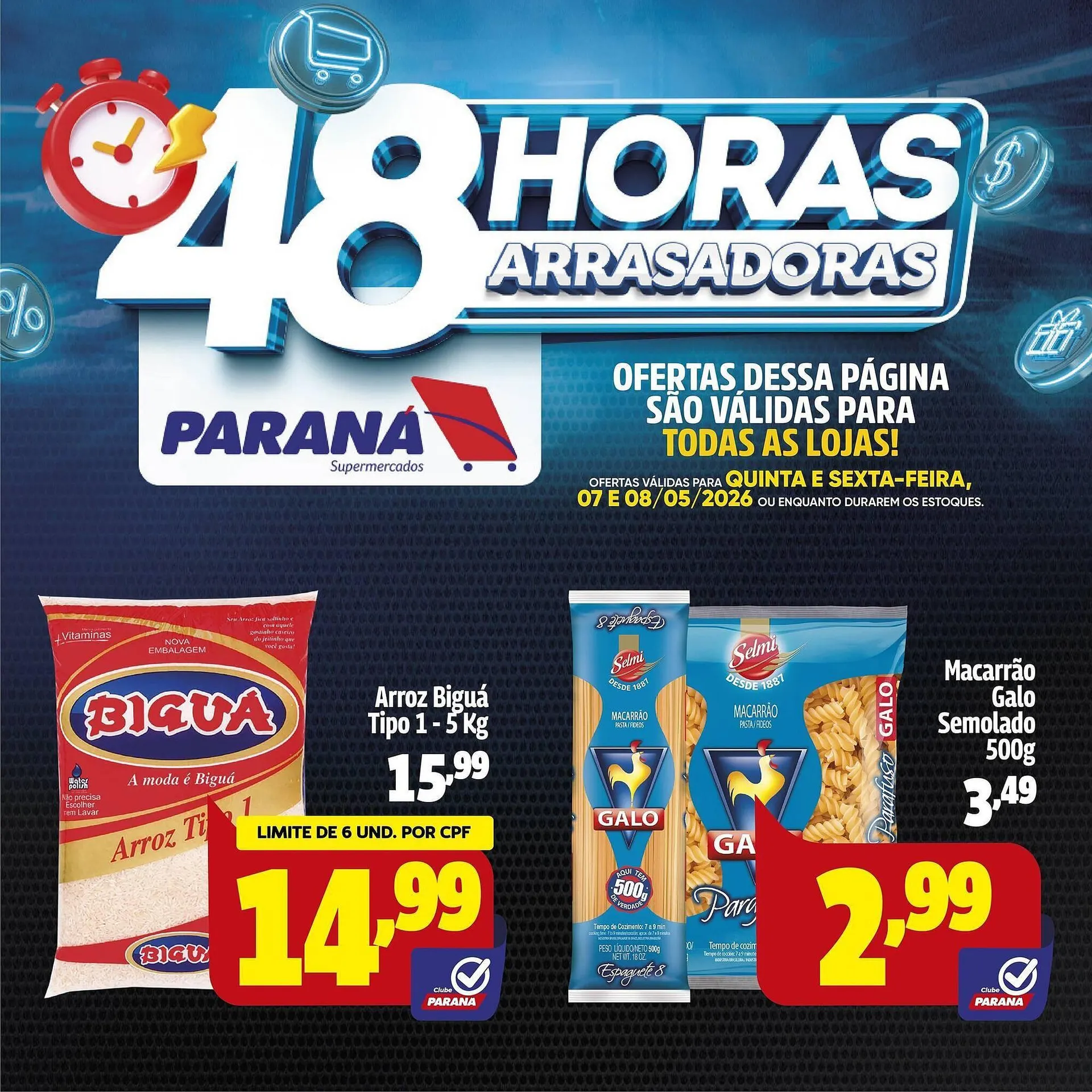 Encarte de Folheto Supermercado Paraná 7 de maio até 8 de maio 2026 - Pagina 3