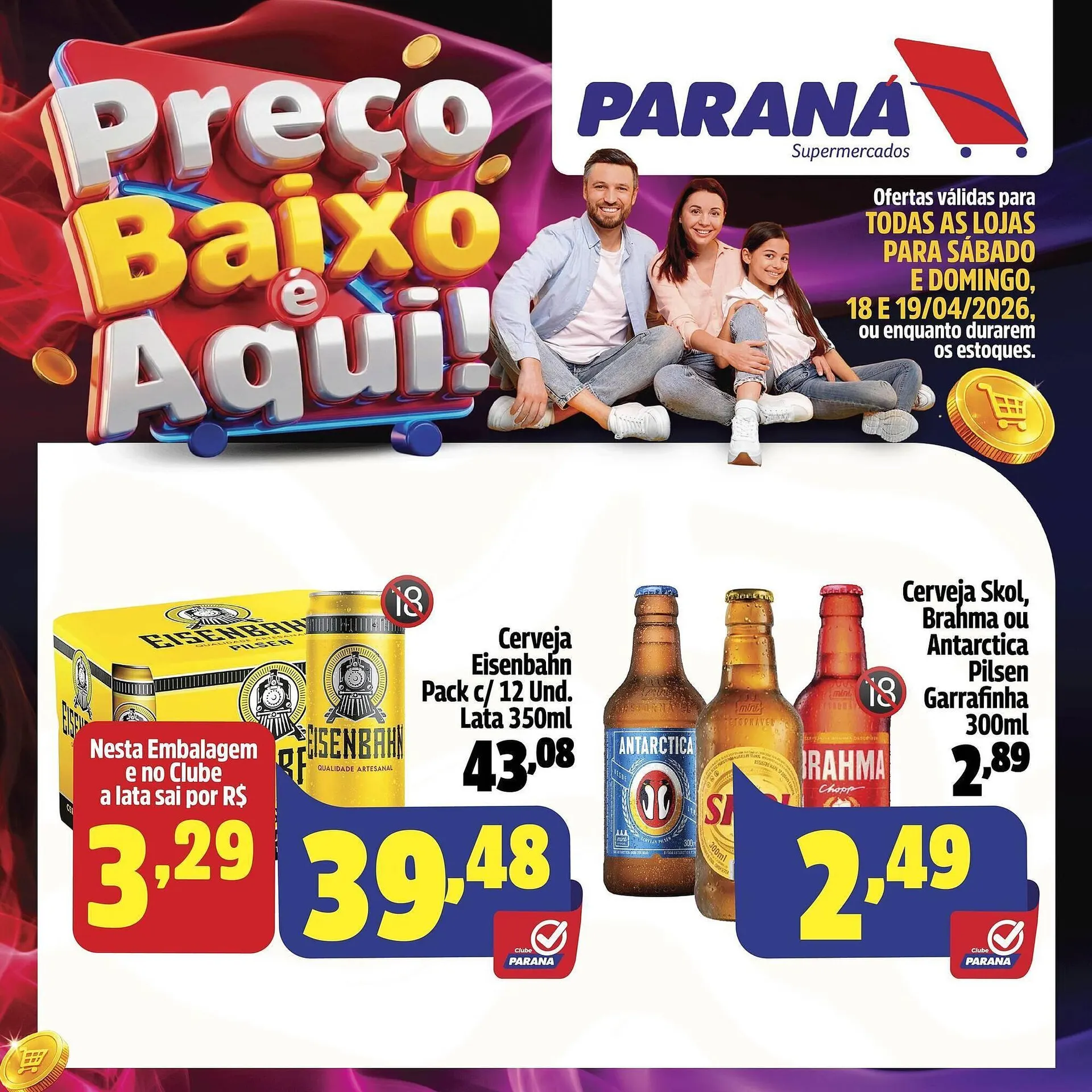 Encarte de Folheto Supermercado Paraná 18 de abril até 19 de abril 2026 - Pagina 3