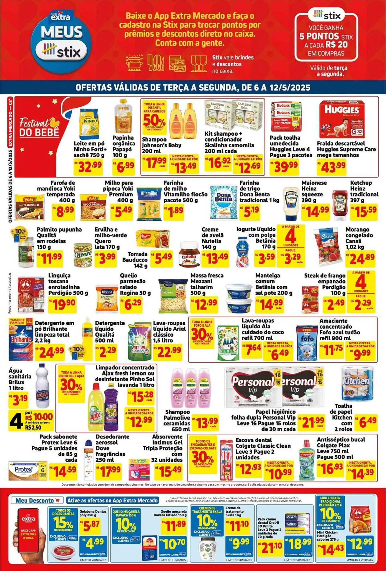 Encarte de Catálogo Extra 6 de maio até 12 de maio 2025 - Pagina 2