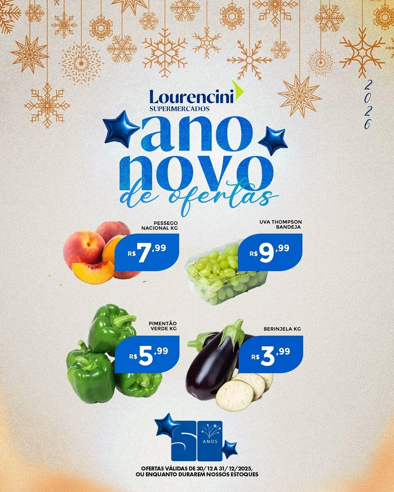 Encarte de Catálogo Lourencini Supermercados 30 de dezembro até 31 de dezembro 2025 - Pagina 3
