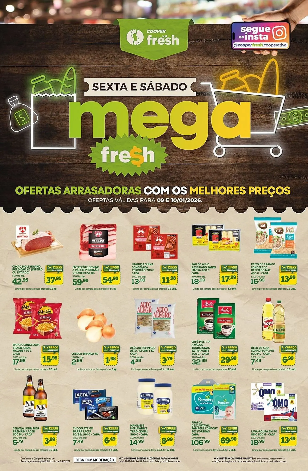 Encarte de Tabloide Cooper 9 de janeiro até 10 de janeiro 2026 - Pagina 1