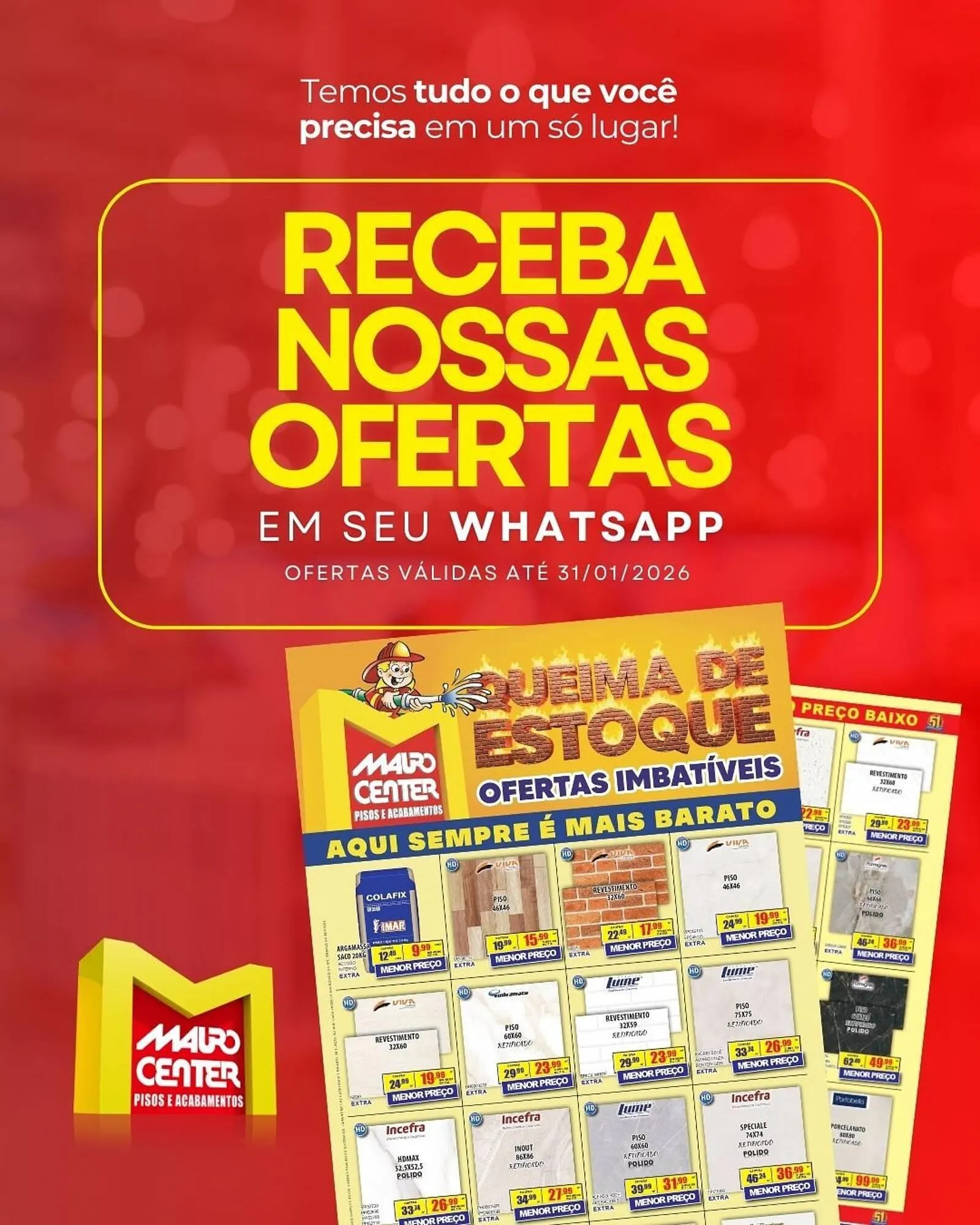 Encarte de Folheto Mauro Center 1 de janeiro até 31 de janeiro 2026 - Pagina 1