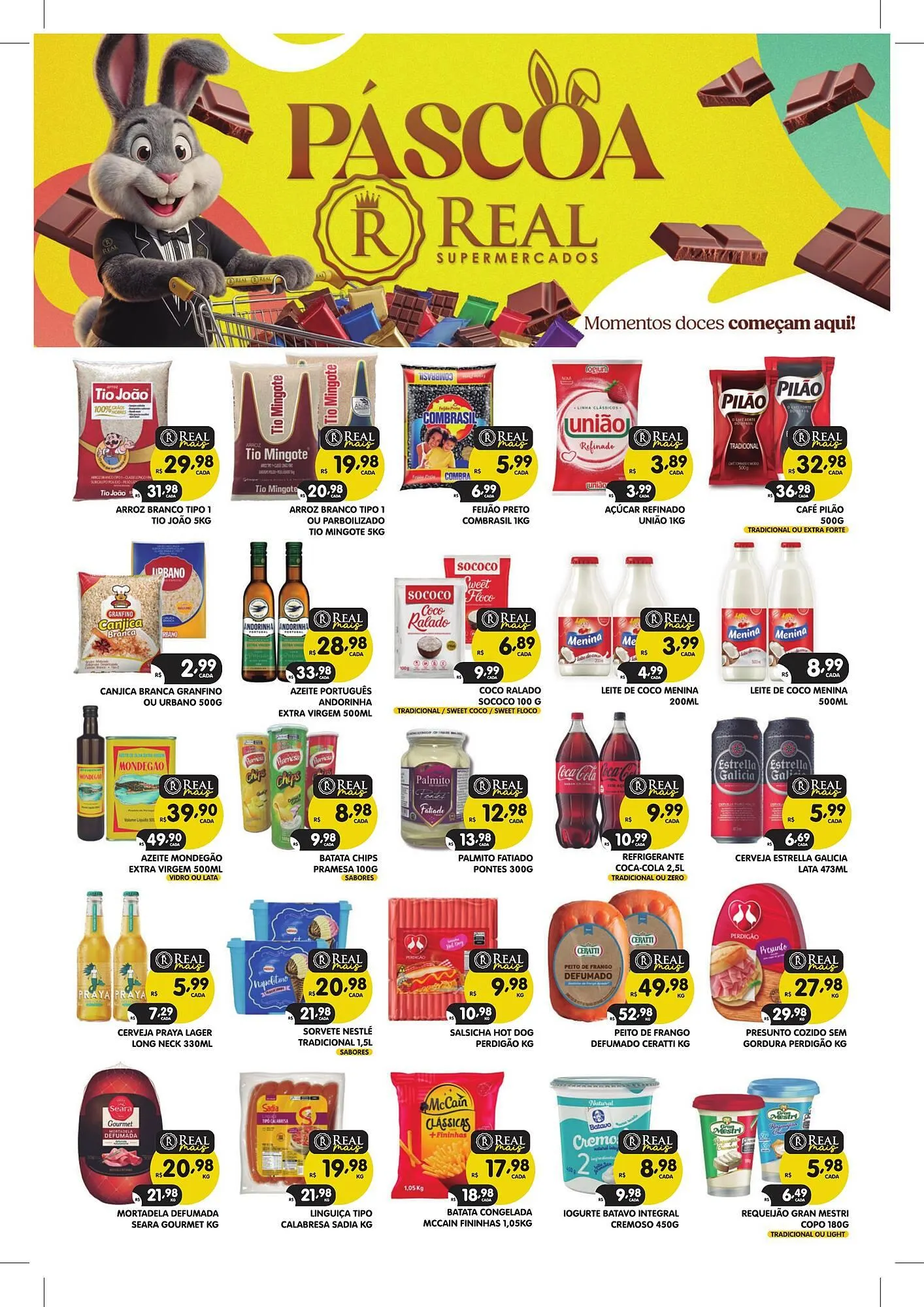 Encarte de Encarte Supermercados Real 30 de março até 22 de abril 2026 - Pagina 1