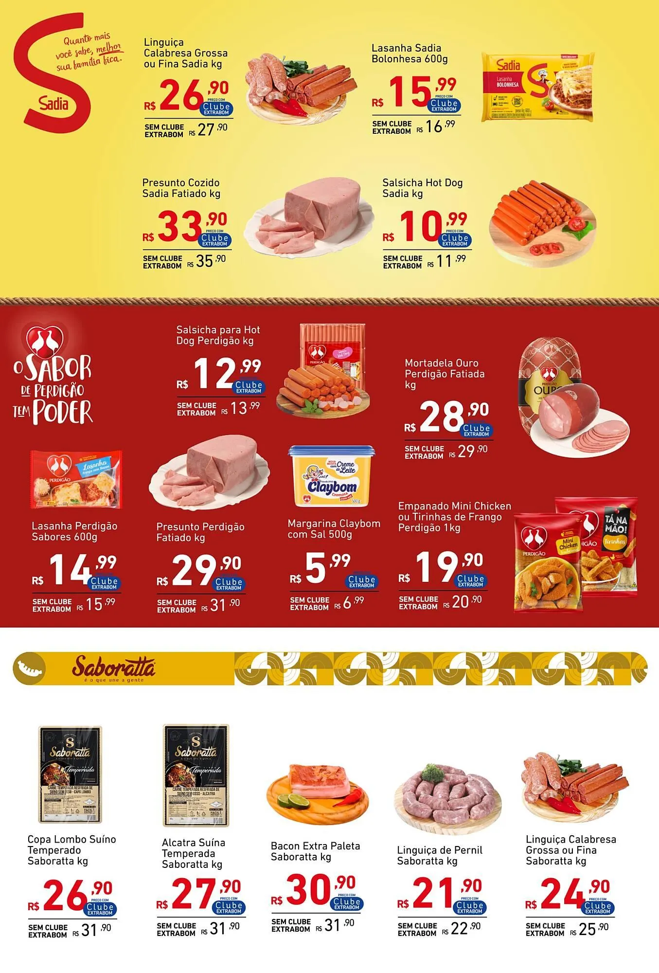 Encarte de Catálogo Extrabom Supermercados 27 de março até 9 de abril 2025 - Pagina 3