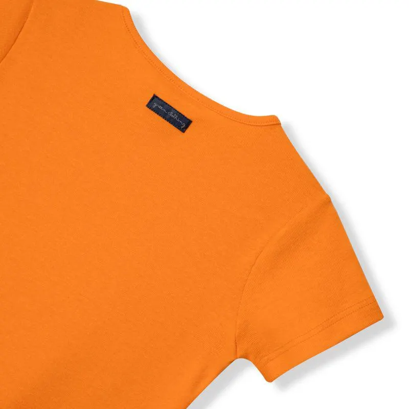 Camiseta Rib Laranja