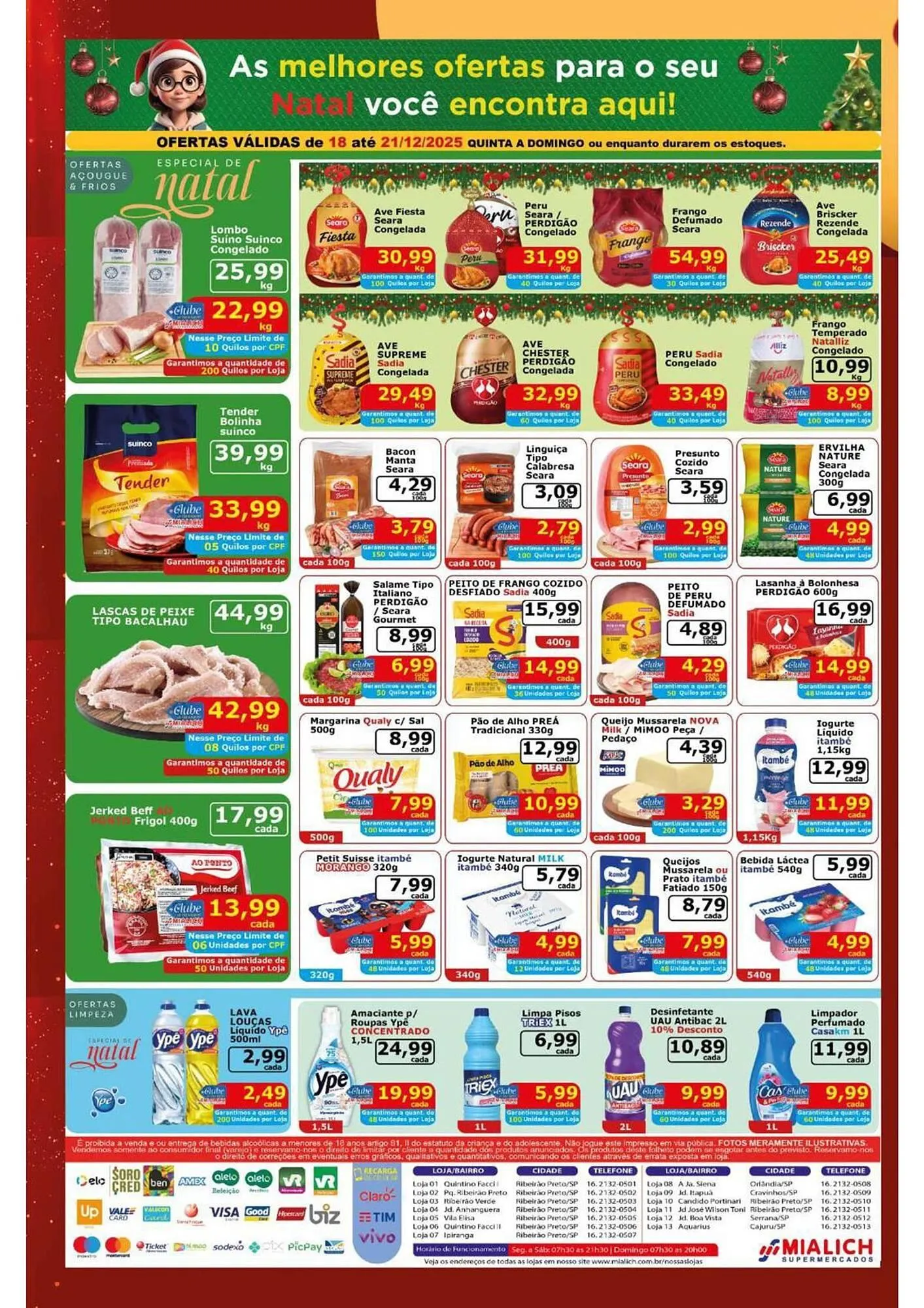 Encarte de Catálogo Mialich Supermercados 18 de dezembro até 21 de dezembro 2025 - Pagina 4