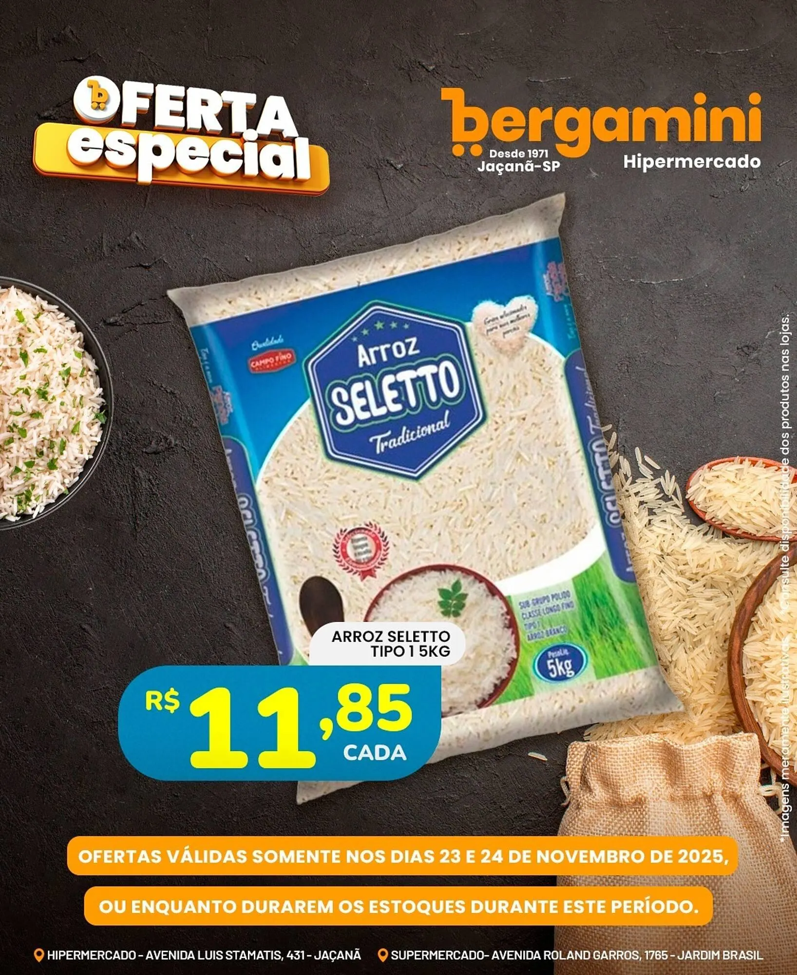 Encarte de Catálogo Supermercado Bergamini 23 de novembro até 24 de novembro 2025 - Pagina 1
