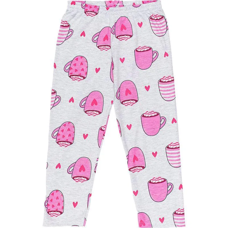 Calça Pijama Infantil Feminina Kyly Meia Malha - 208120D2.0467.2