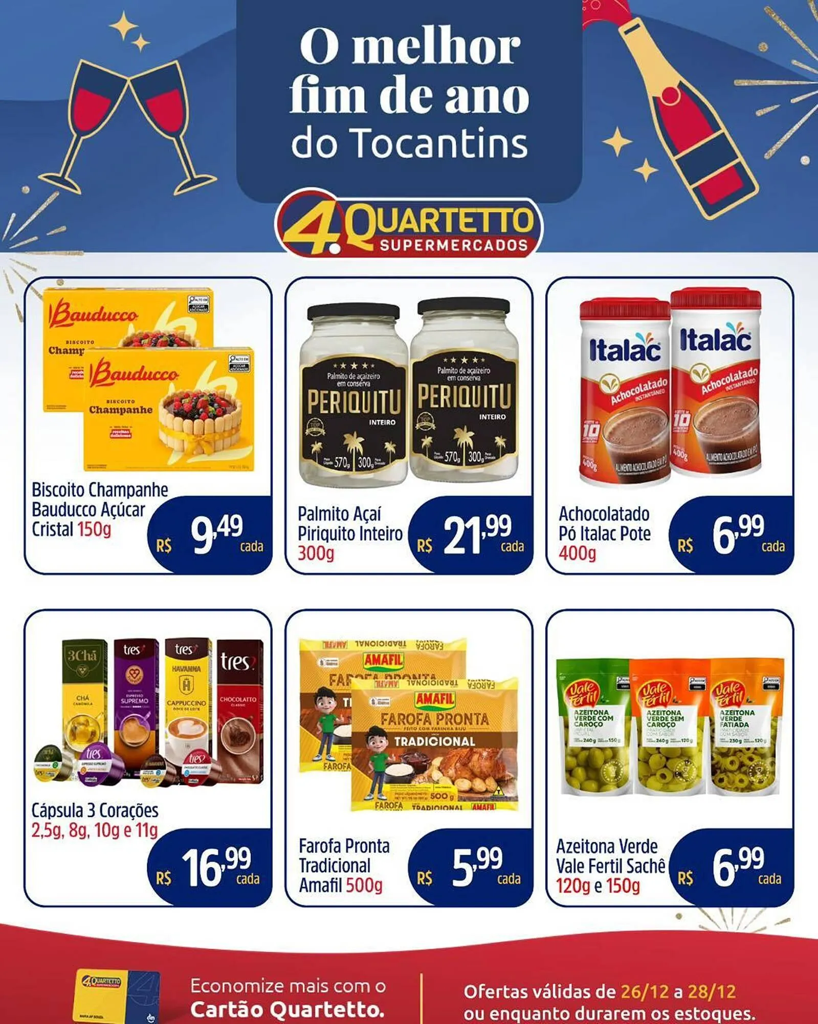 Encarte de Catálogo Quartetto Supermercados 26 de dezembro até 28 de dezembro 2025 - Pagina 3