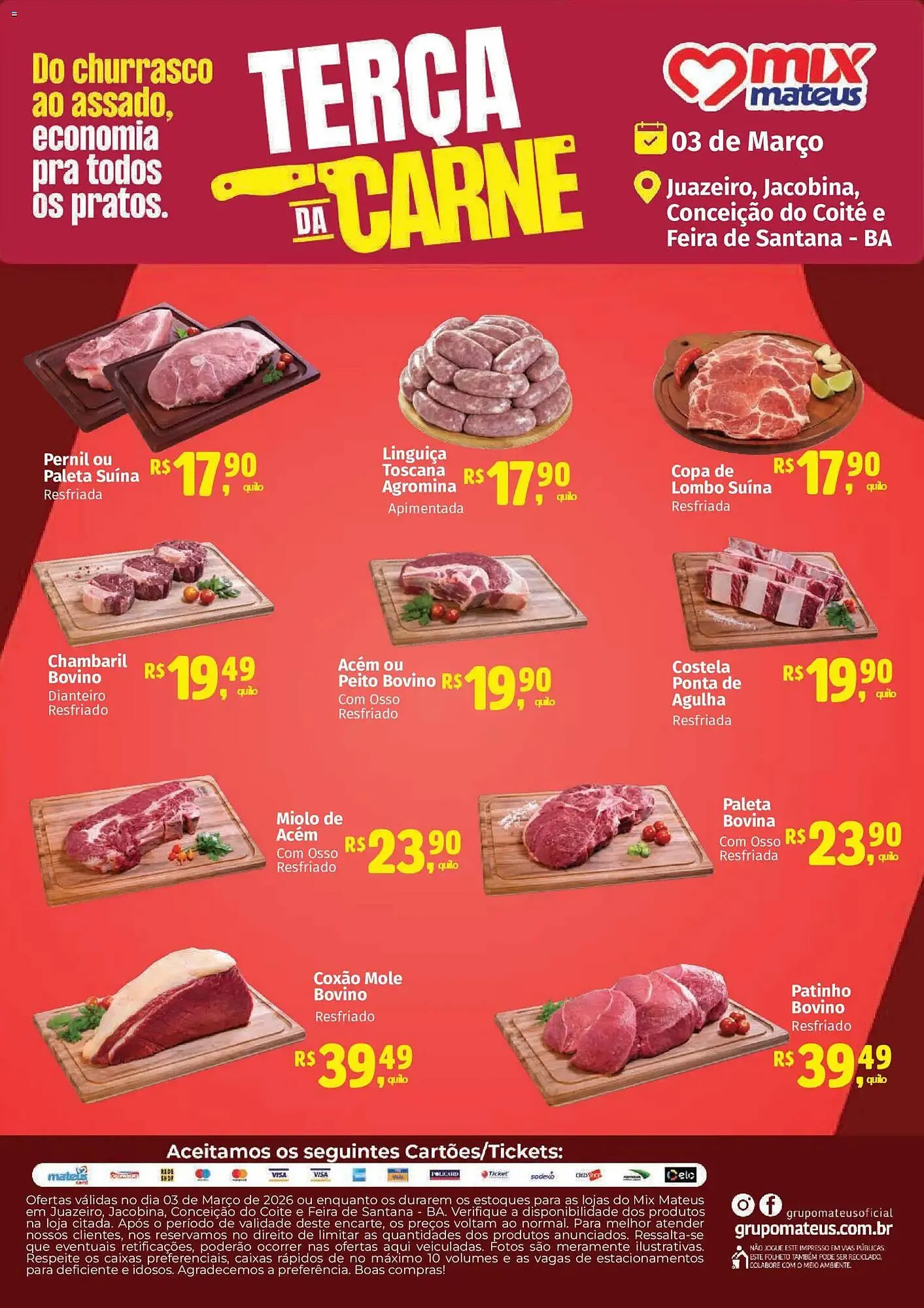 Encarte de Catálogo Supermercados Mateus 3 de março até 3 de março 2026 - Pagina 1