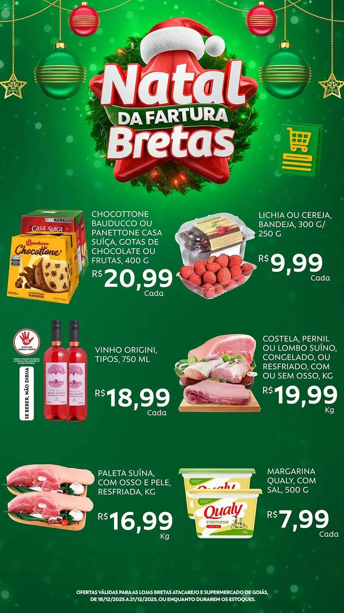 Encarte de Catálogo Supermercados Bretas 18 de dezembro até 21 de dezembro 2025 - Pagina 3