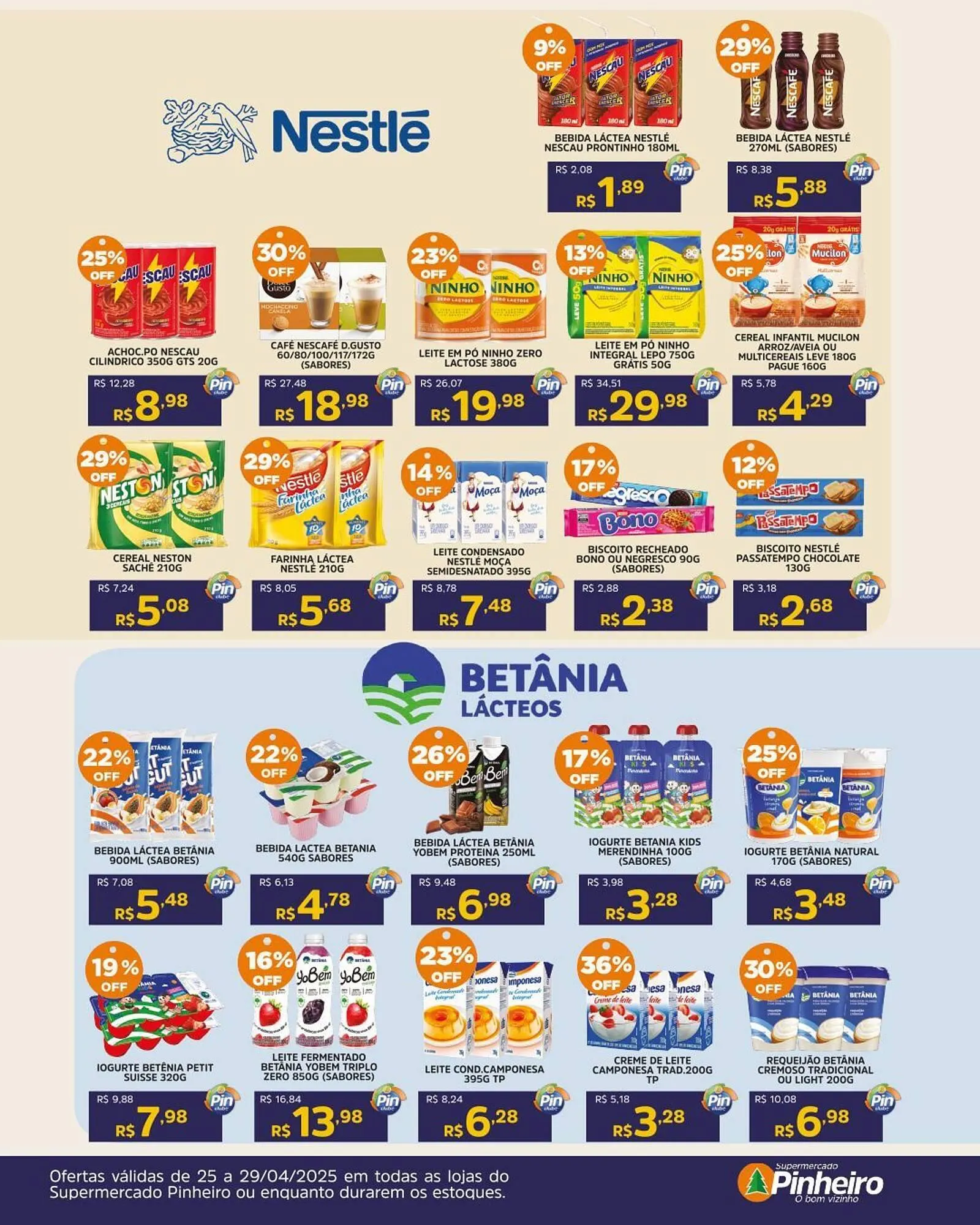 Encarte de Catálogo Pinheiro Supermercado 25 de abril até 29 de abril 2025 - Pagina 4
