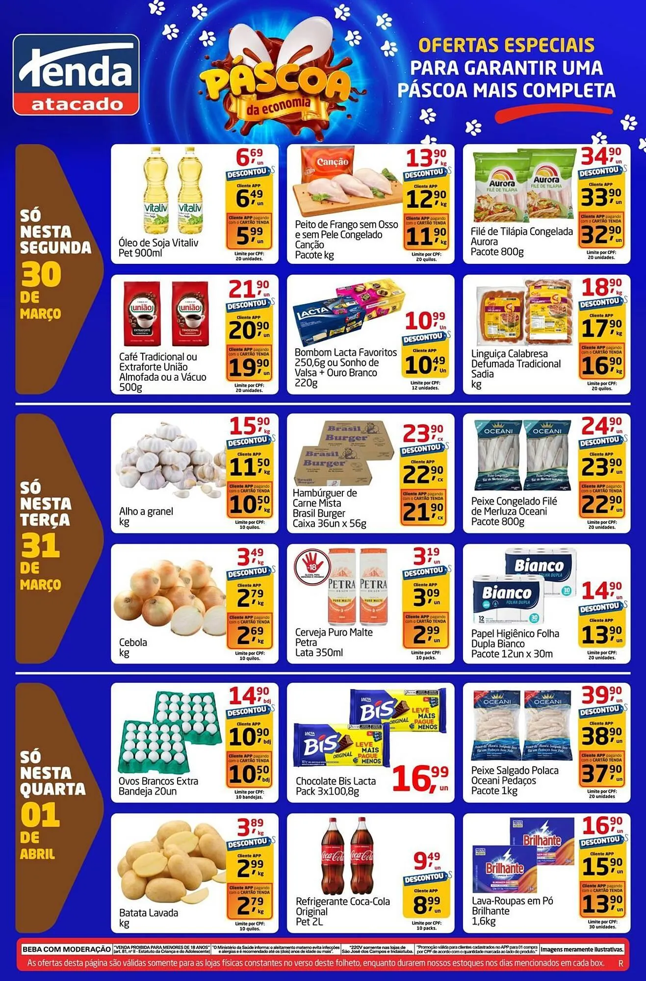 Encarte de Folheto Tenda Atacado 30 de março até 1 de abril 2026 - Pagina 1