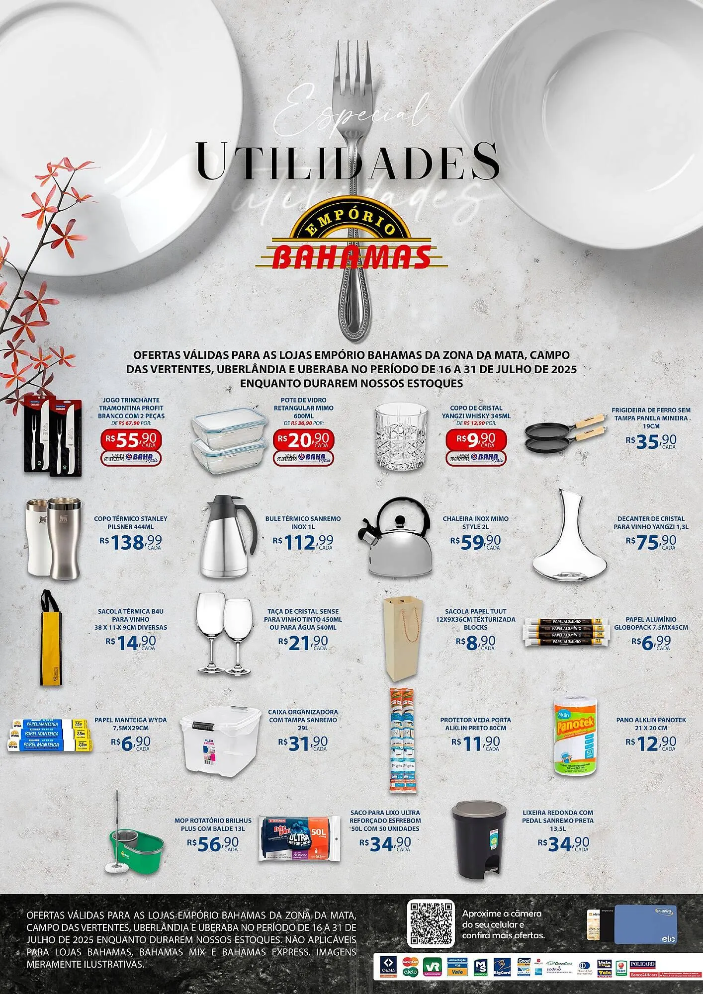 Encarte de Catálogo Empório Bahamas 16 de julho até 31 de julho 2025 - Pagina 1