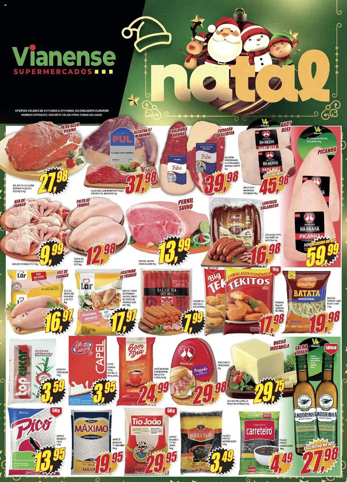Encarte de Encarte Vianense Supermercados 21 de novembro até 27 de novembro 2025 - Pagina 1