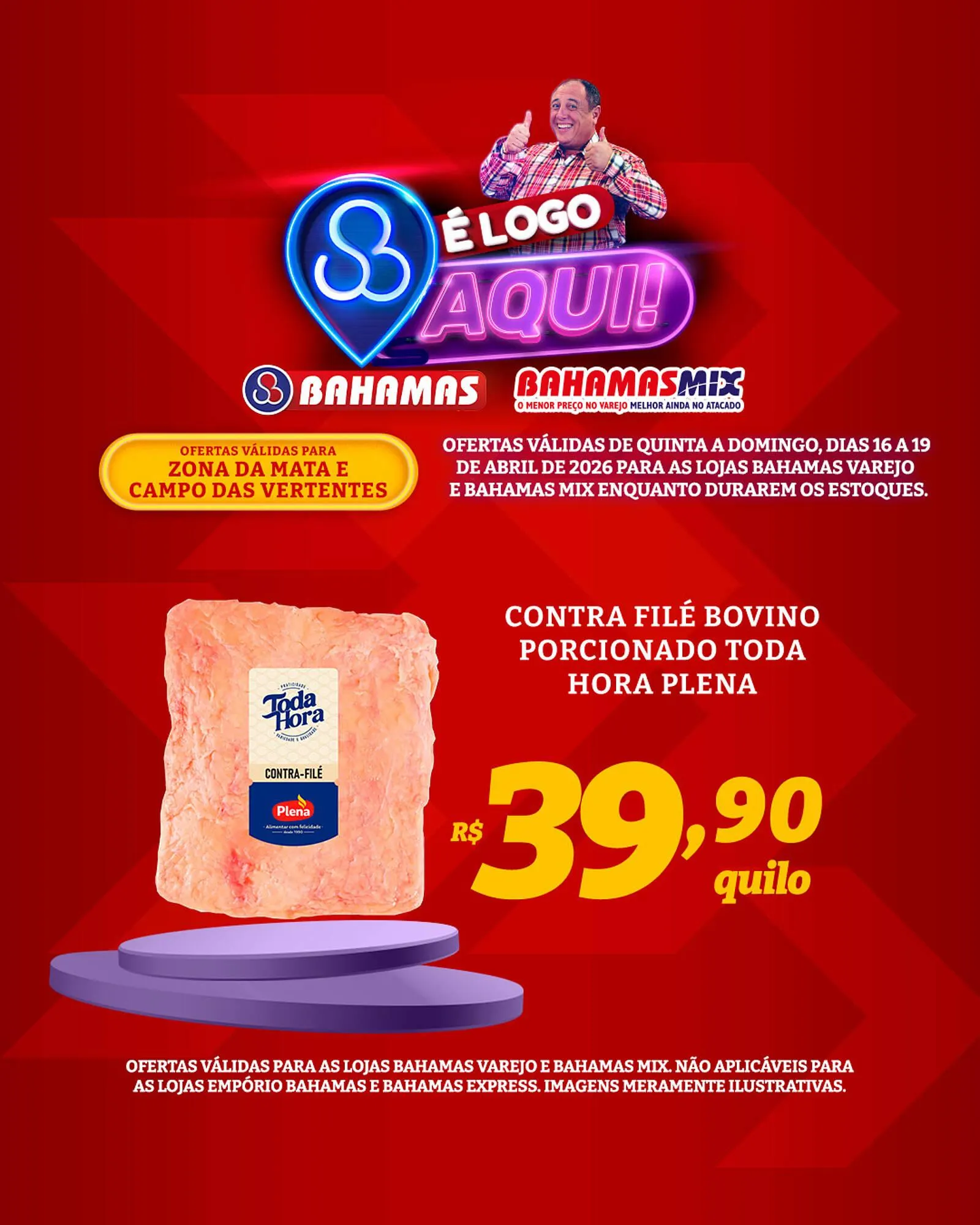 Encarte de Catálogo Bahamas Supermercados 16 de abril até 19 de abril 2026 - Pagina 4