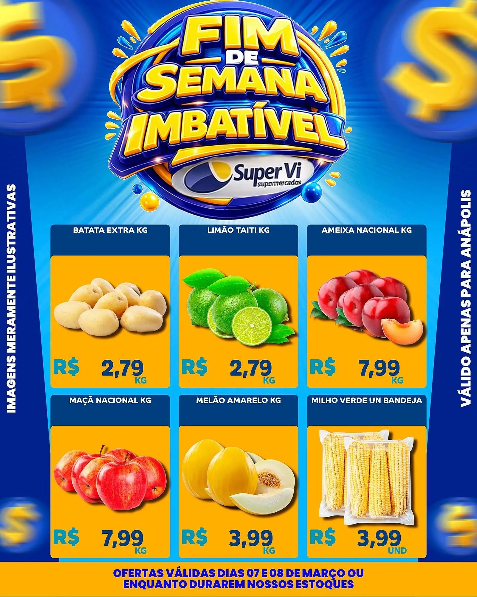 Encarte de Catálogo Super Vi Supermercados 7 de março até 8 de março 2026 - Pagina 1
