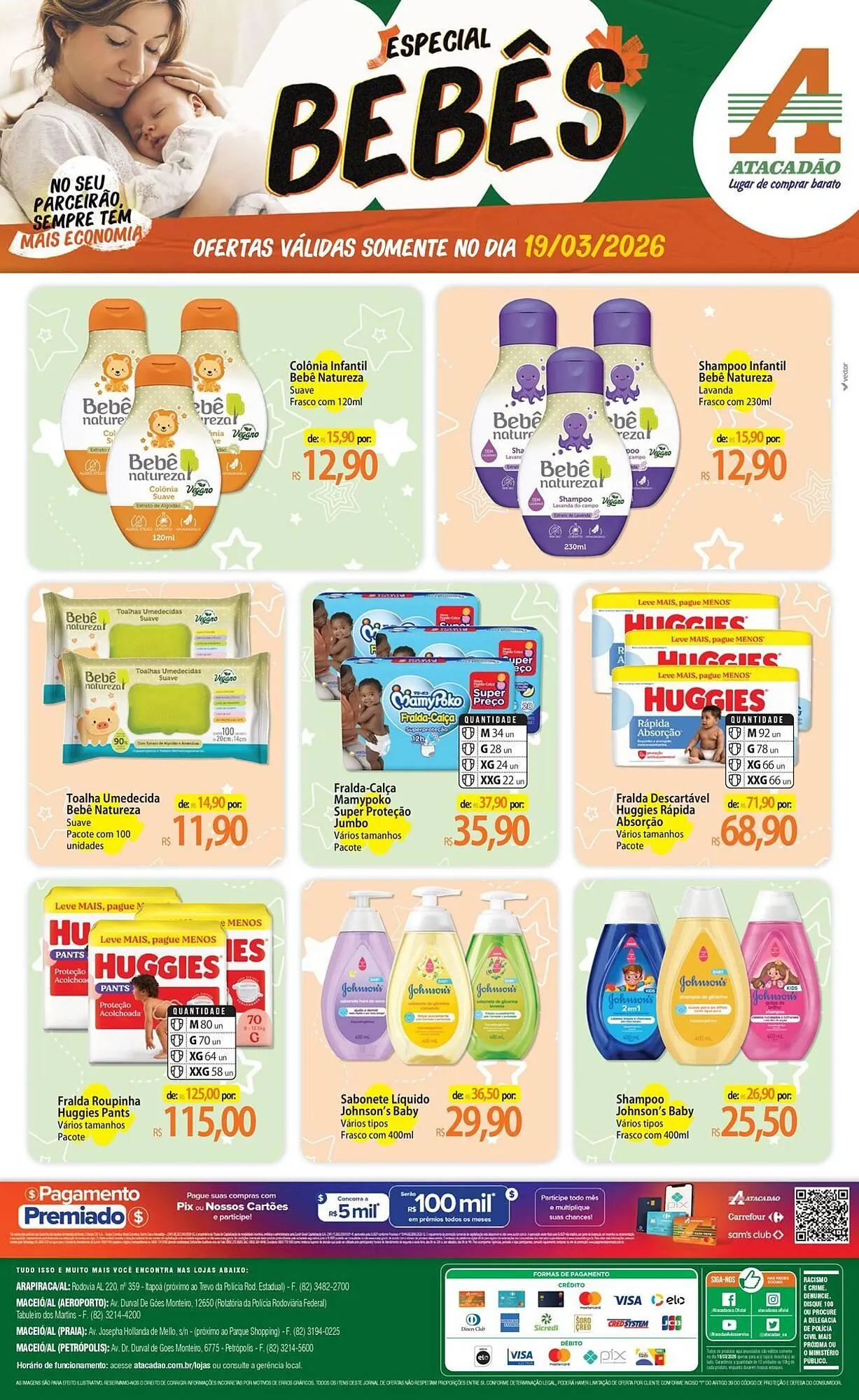 Encarte de Folheto Atacadão 19 de março até 19 de março 2026 - Pagina 1