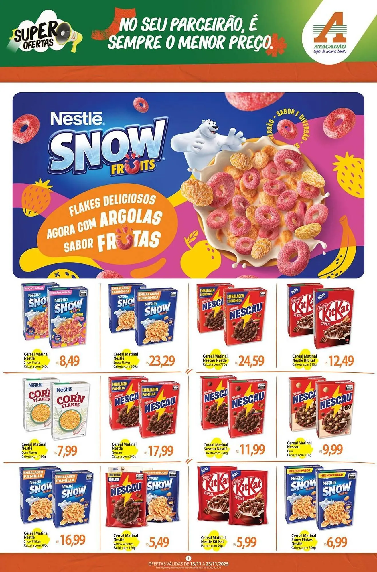Encarte de Folheto Atacadão 13 de novembro até 23 de novembro 2025 - Pagina 3