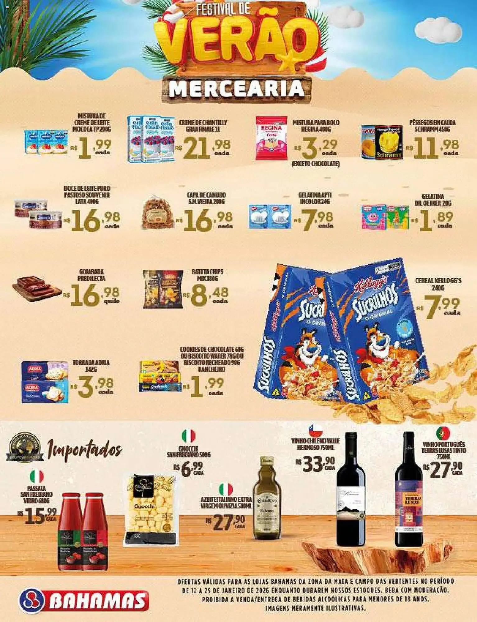 Encarte de Catálogo Bahamas Supermercados 12 de janeiro até 23 de janeiro 2026 - Pagina 4