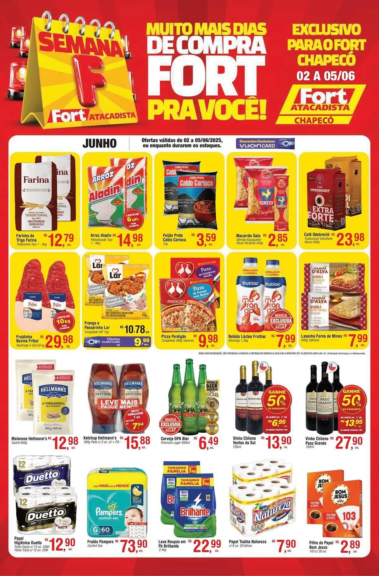 Encarte de Catálogo Fort Atacadista 2 de junho até 5 de junho 2025 - Pagina 1