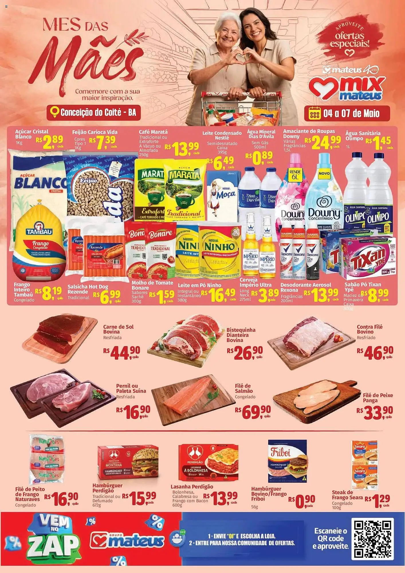 Encarte de Catálogo Supermercados Mateus 4 de maio até 7 de maio 2026 - Pagina 1