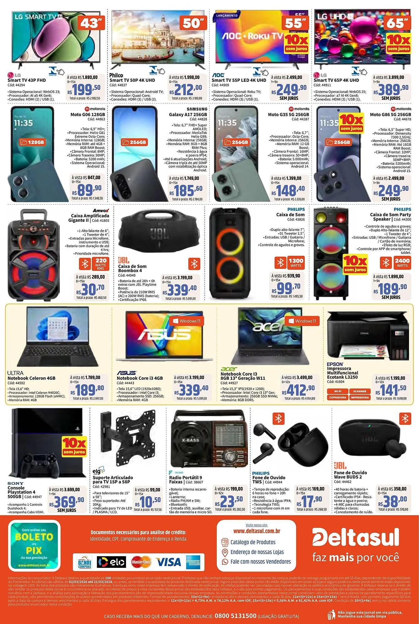 Encarte de Folheto Deltasul 2 de março até 21 de março 2026 - Pagina 8