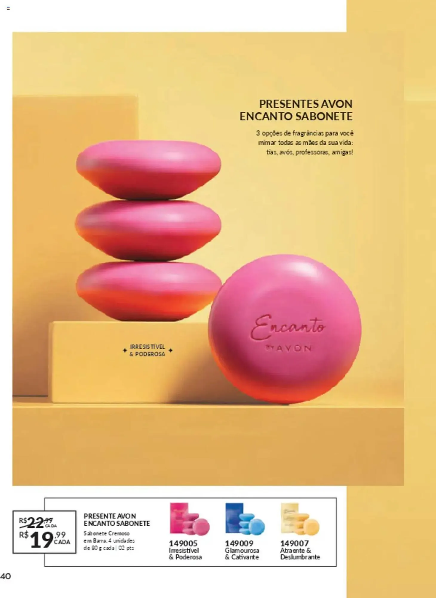 Encarte de Catálogo Avon 10 de março até 30 de junho 2025 - Pagina 40