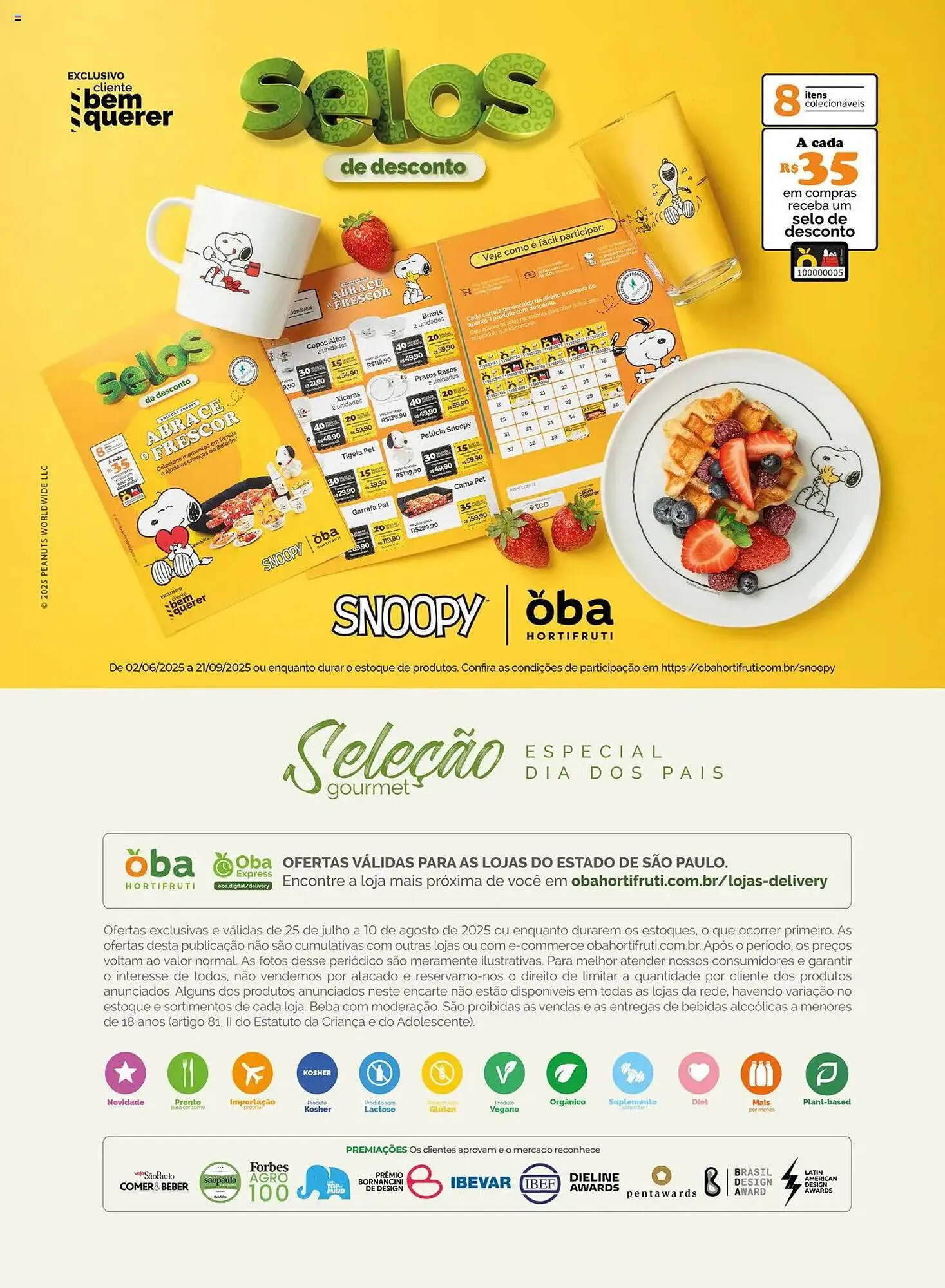 Encarte de Catálogo Oba Hortifruti 25 de julho até 10 de agosto 2025 - Pagina 16