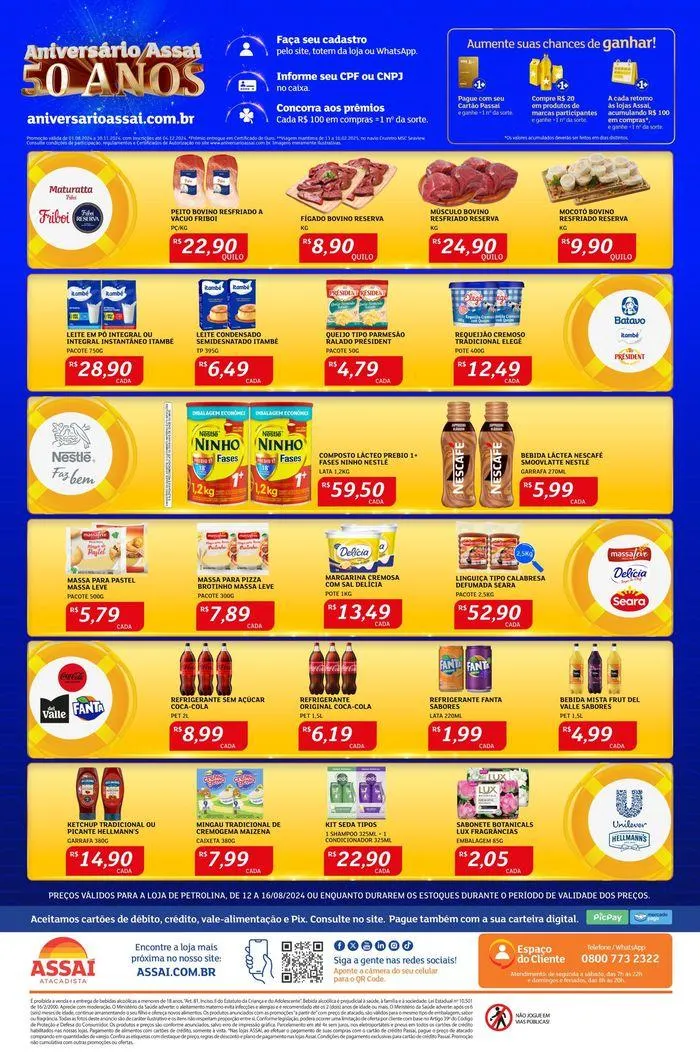 Encarte de PREÇOS VÁLIDOS PARA A LOJA DE PETROLINA 12 de agosto até 16 de agosto 2024 - Pagina 2