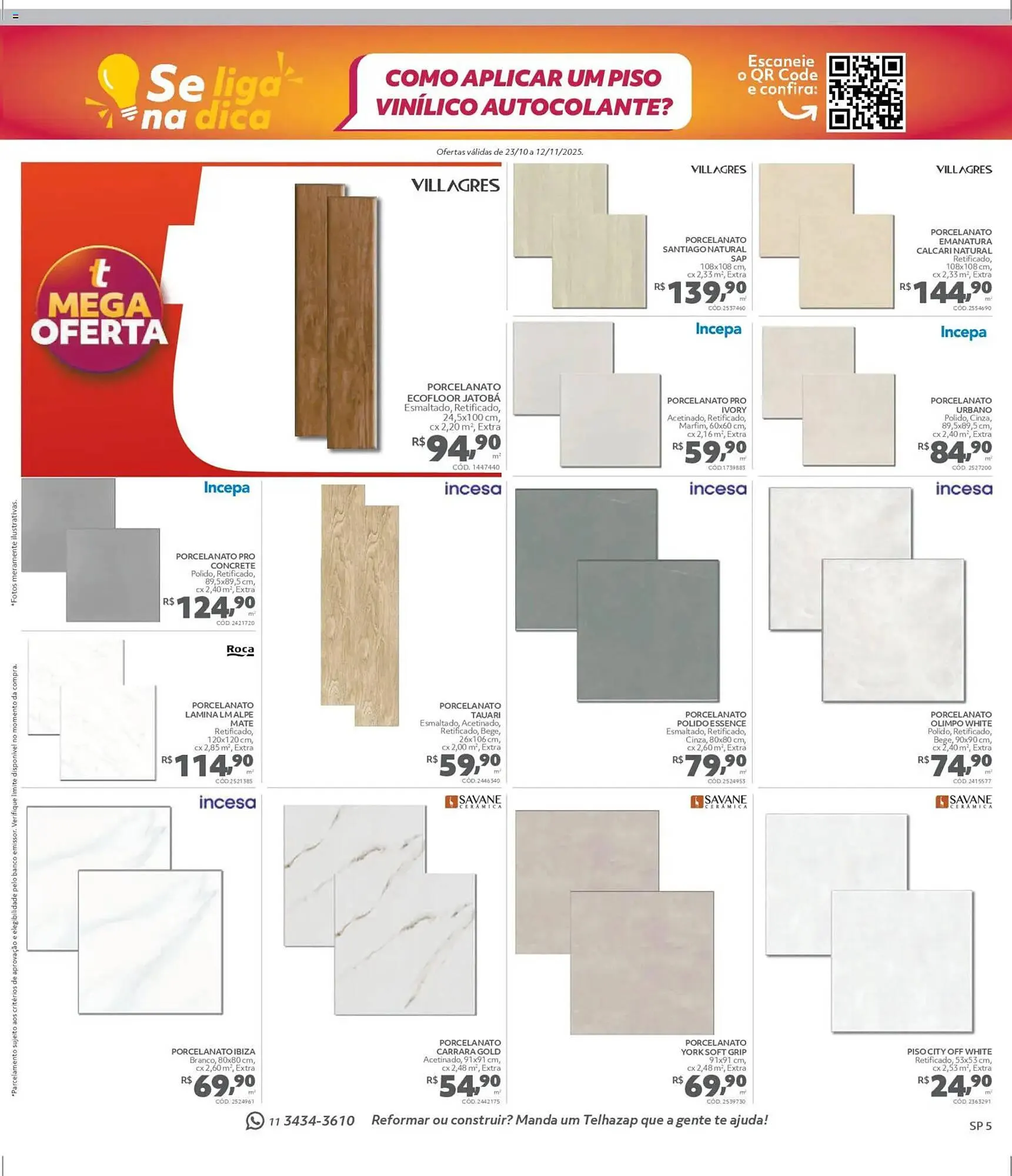 Encarte de Catálogo Telhanorte 23 de outubro até 12 de novembro 2025 - Pagina 5
