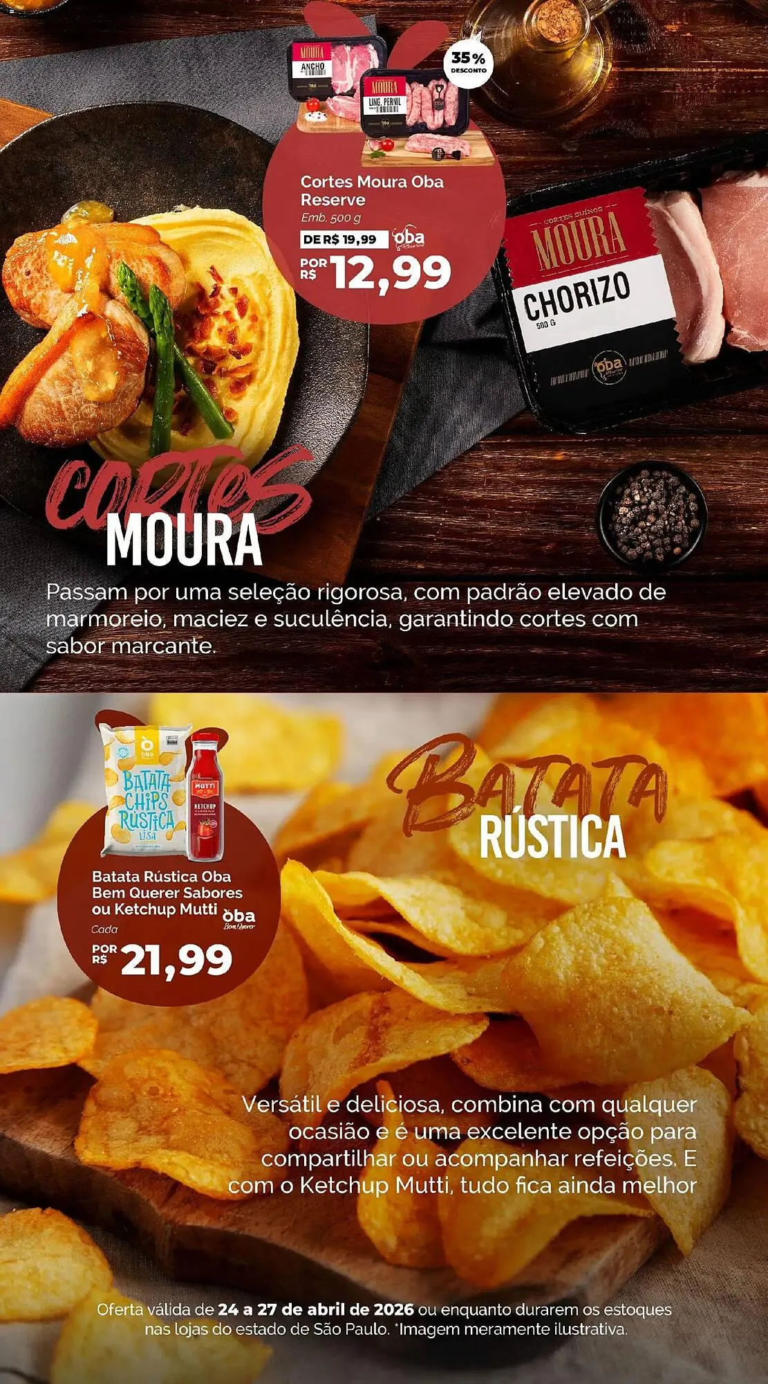 Encarte de Folheto Oba Hortifruti 24 de abril até 27 de abril 2026 - Pagina 2