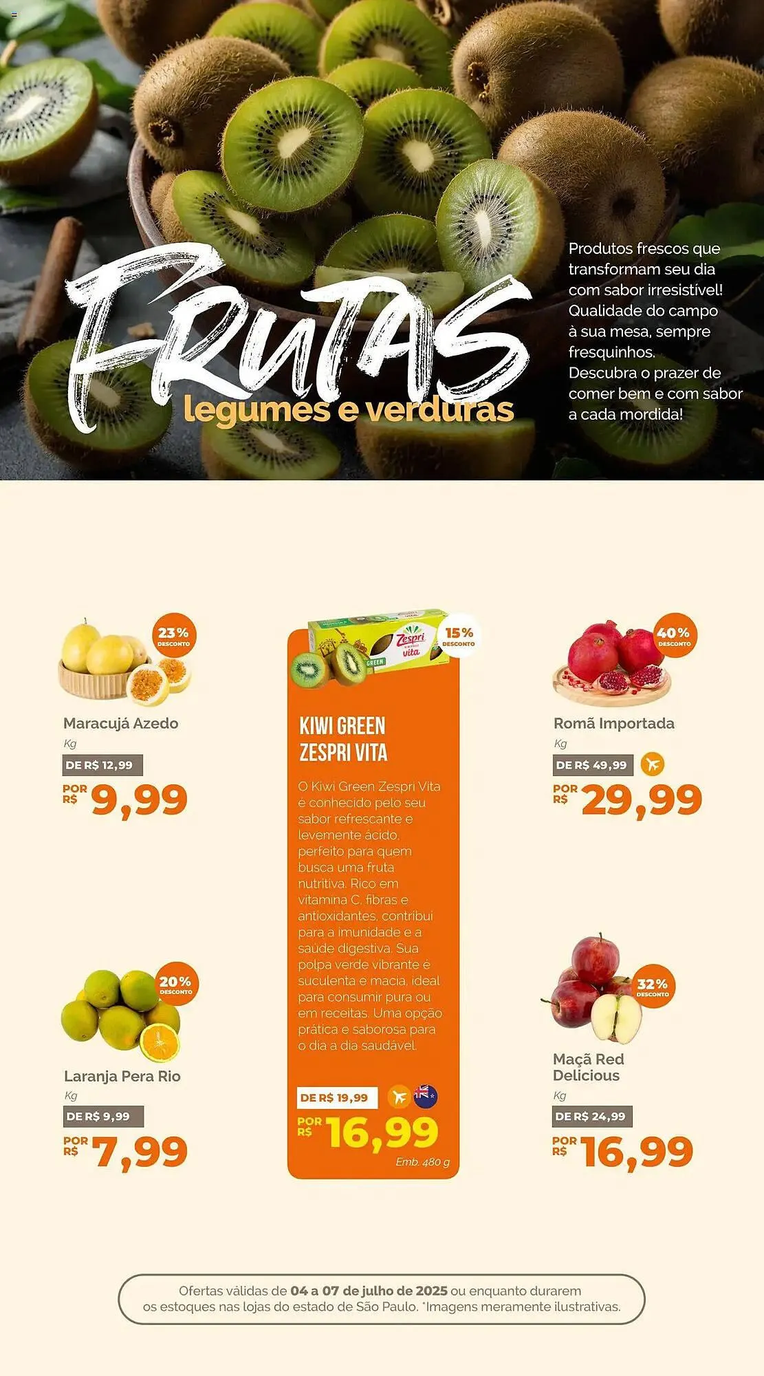 Encarte de Catálogo Oba Hortifruti 4 de julho até 7 de julho 2025 - Pagina 4