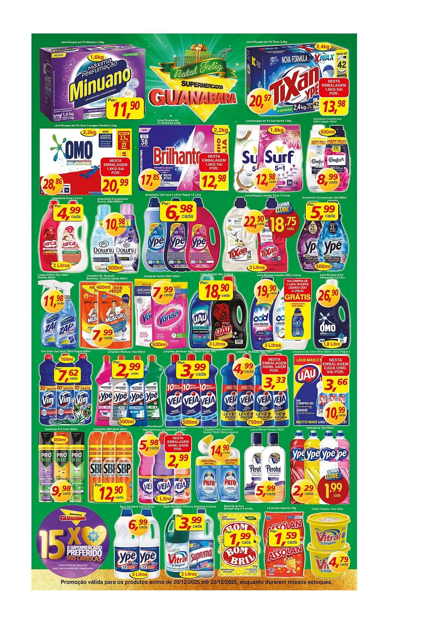 Encarte de Encarte Supermercados Guanabara 20 de dezembro até 22 de dezembro 2025 - Pagina 9