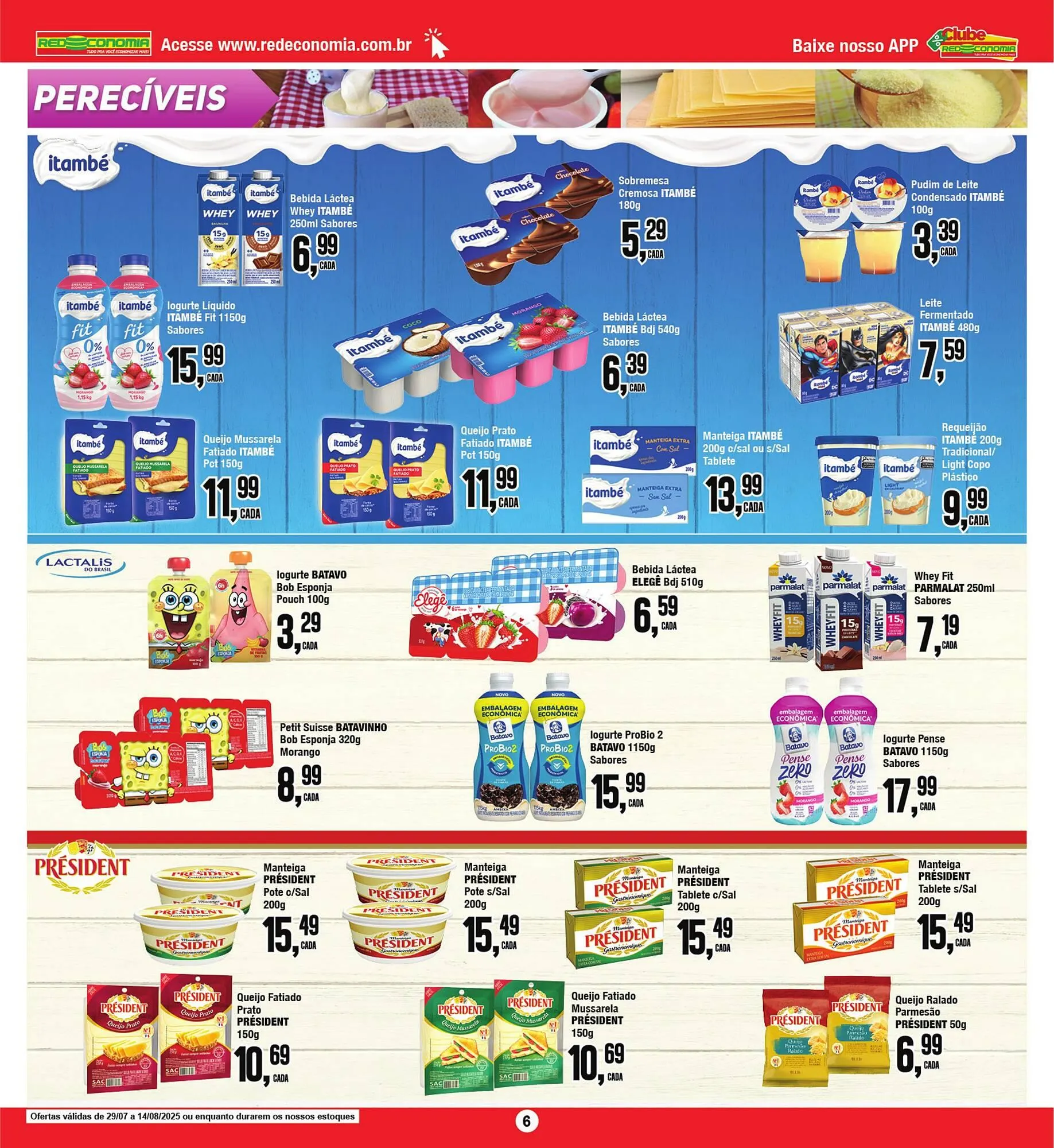 Encarte de Catálogo Rede Economia 1 de agosto até 3 de agosto 2025 - Pagina 6