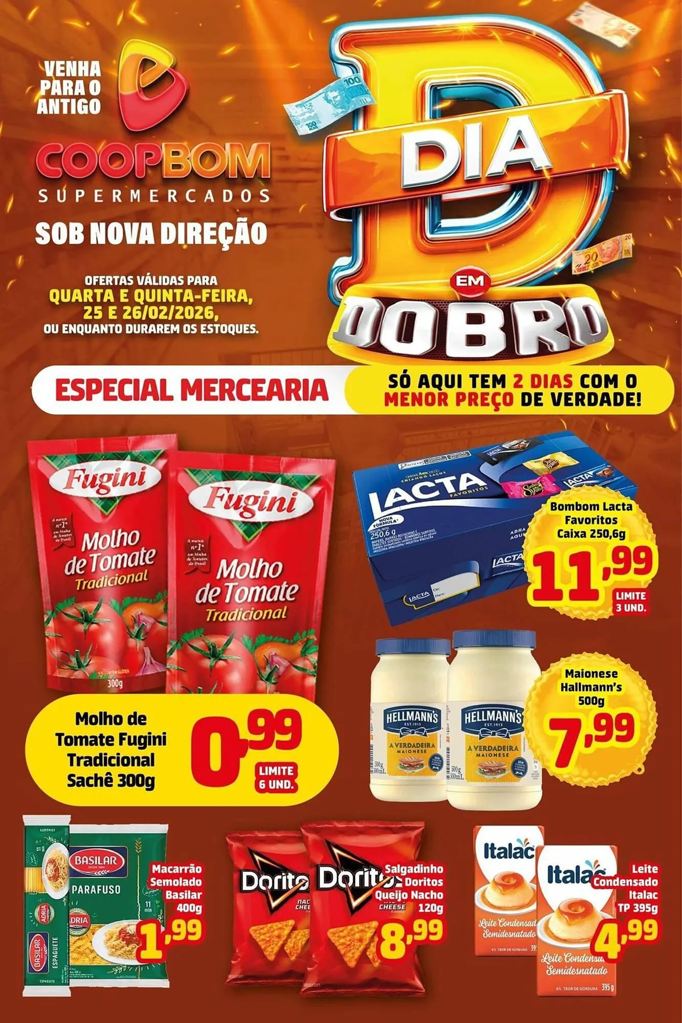 Encarte de Tabloide CoopBom 25 de fevereiro até 26 de fevereiro 2026 - Pagina 8