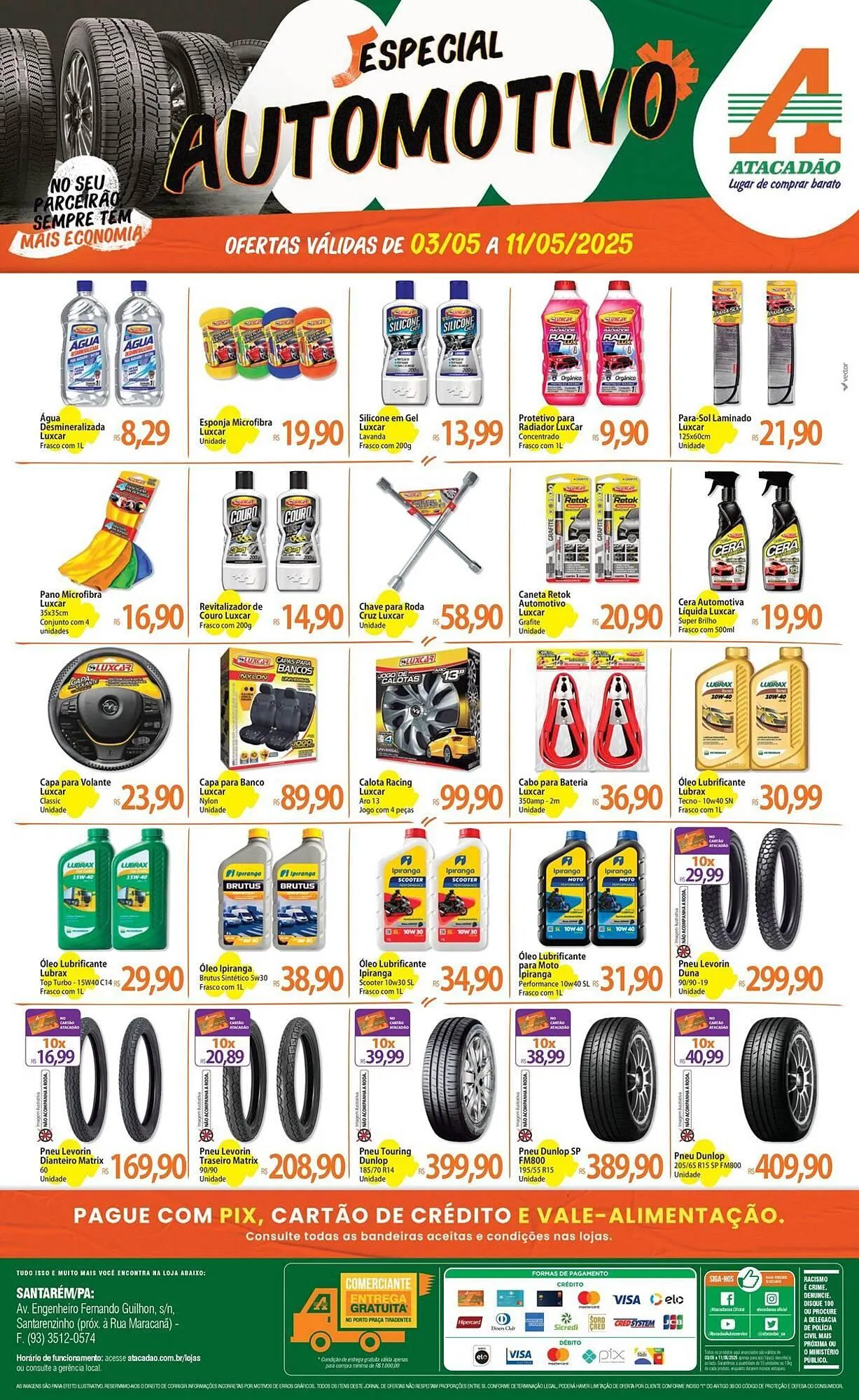 Encarte de Catálogo Atacadão 8 de maio até 11 de maio 2025 - Pagina 1