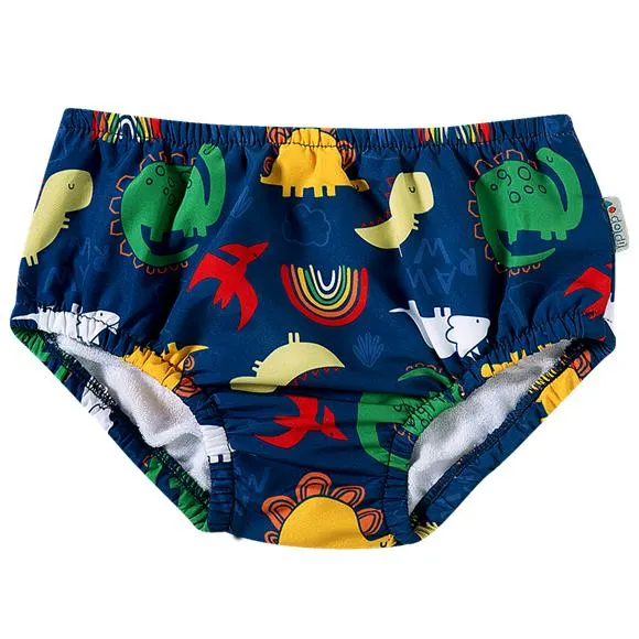 sunga porta fralda tecido plano dino bebê tip top