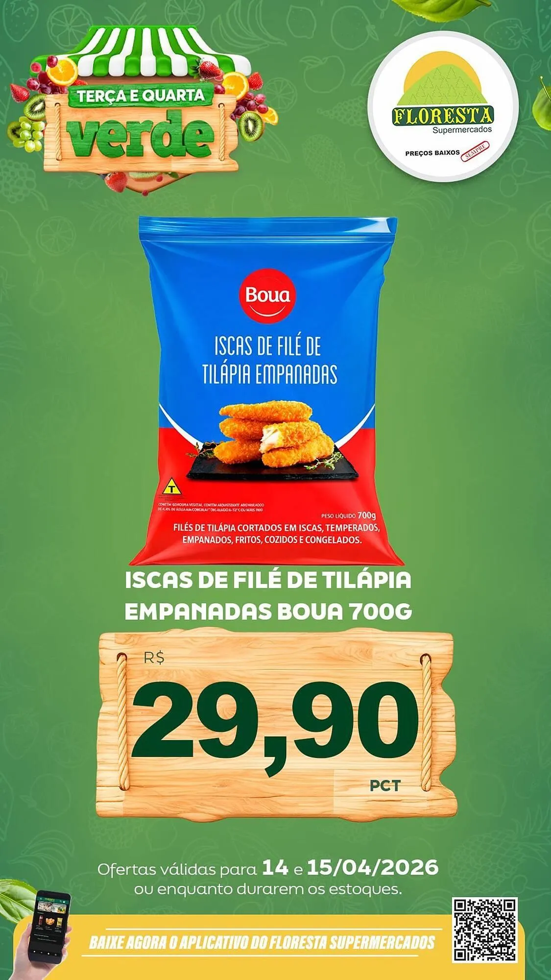 Encarte de Catálogo Floresta Supermercados 14 de abril até 15 de abril 2026 - Pagina 22