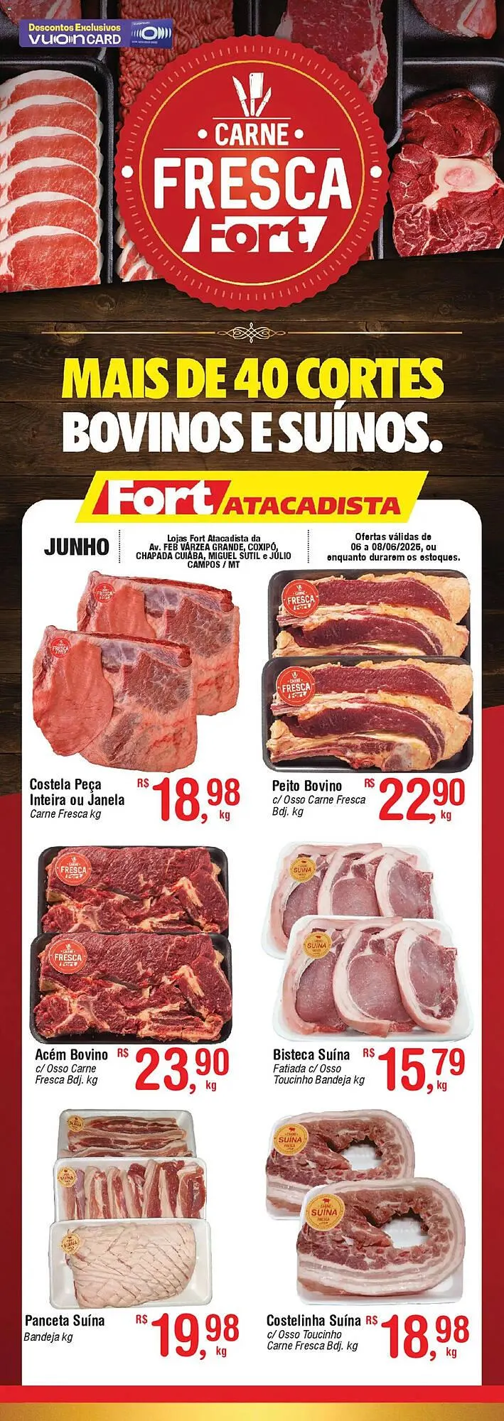 Encarte de Catálogo Fort Atacadista 6 de junho até 8 de junho 2025 - Pagina 1